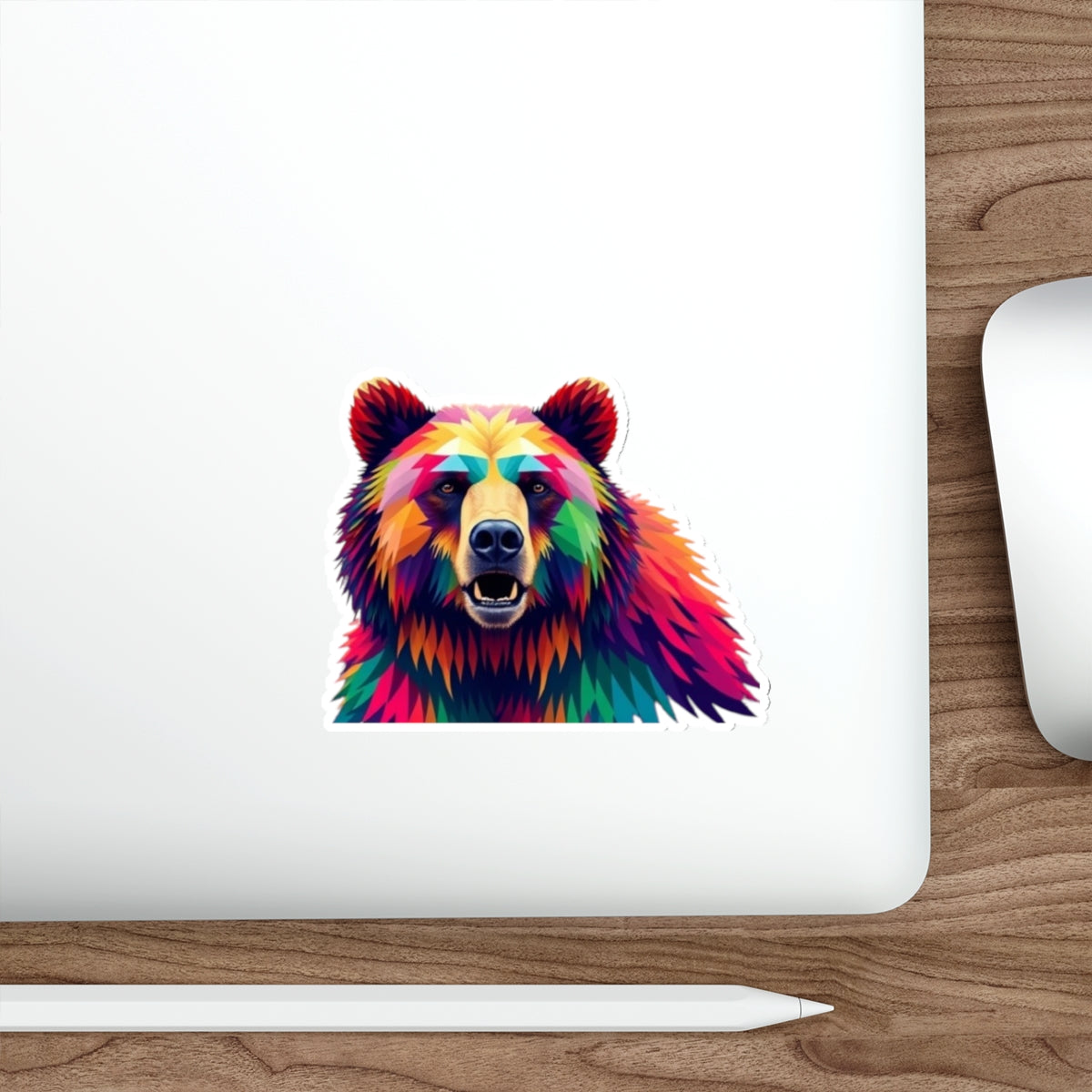 Die-Cut Stickers - Pride Bear - EqualiTees.Me