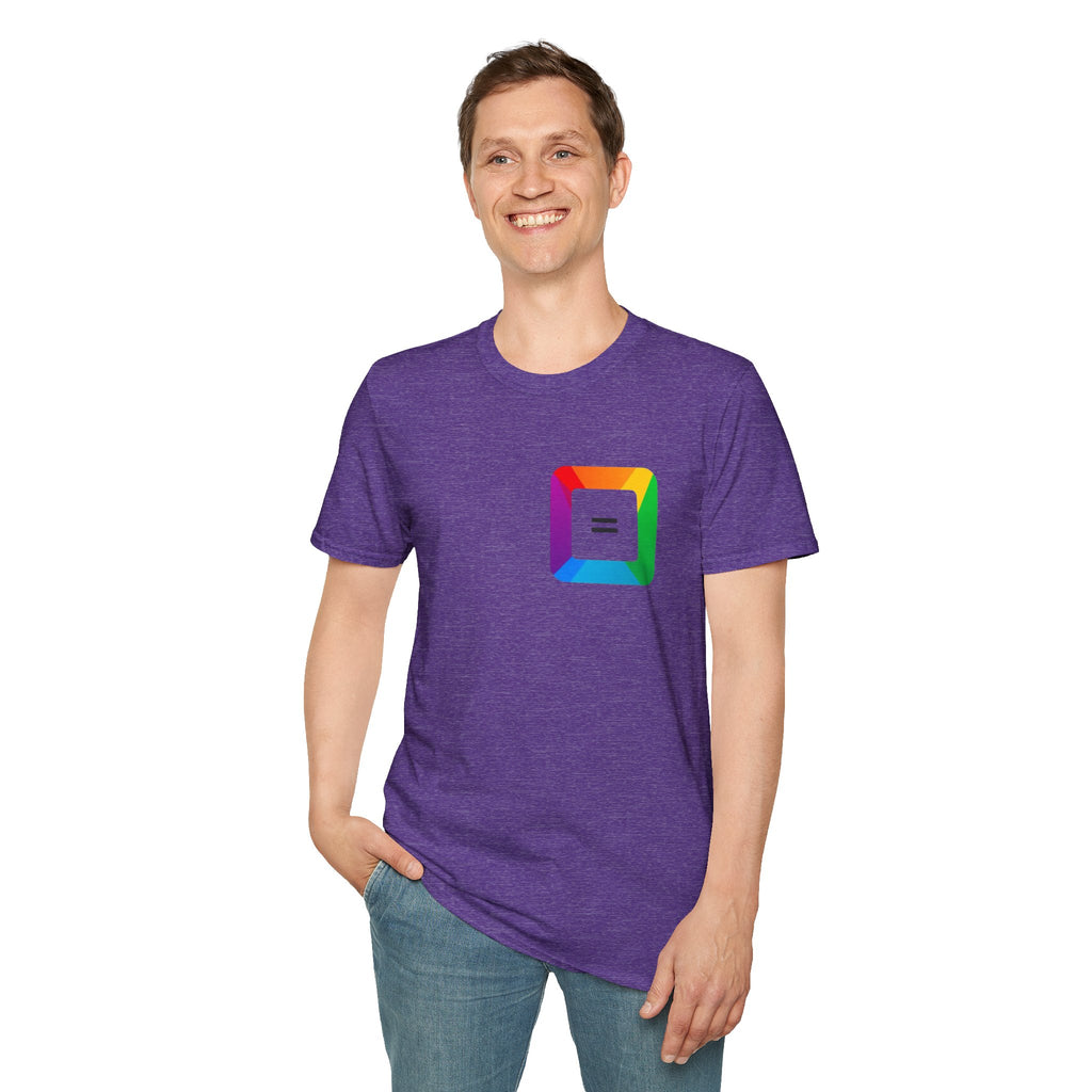 Pride-Theme Unisex Softstyle T-Shirt - "True freedom is Equality for ALL"