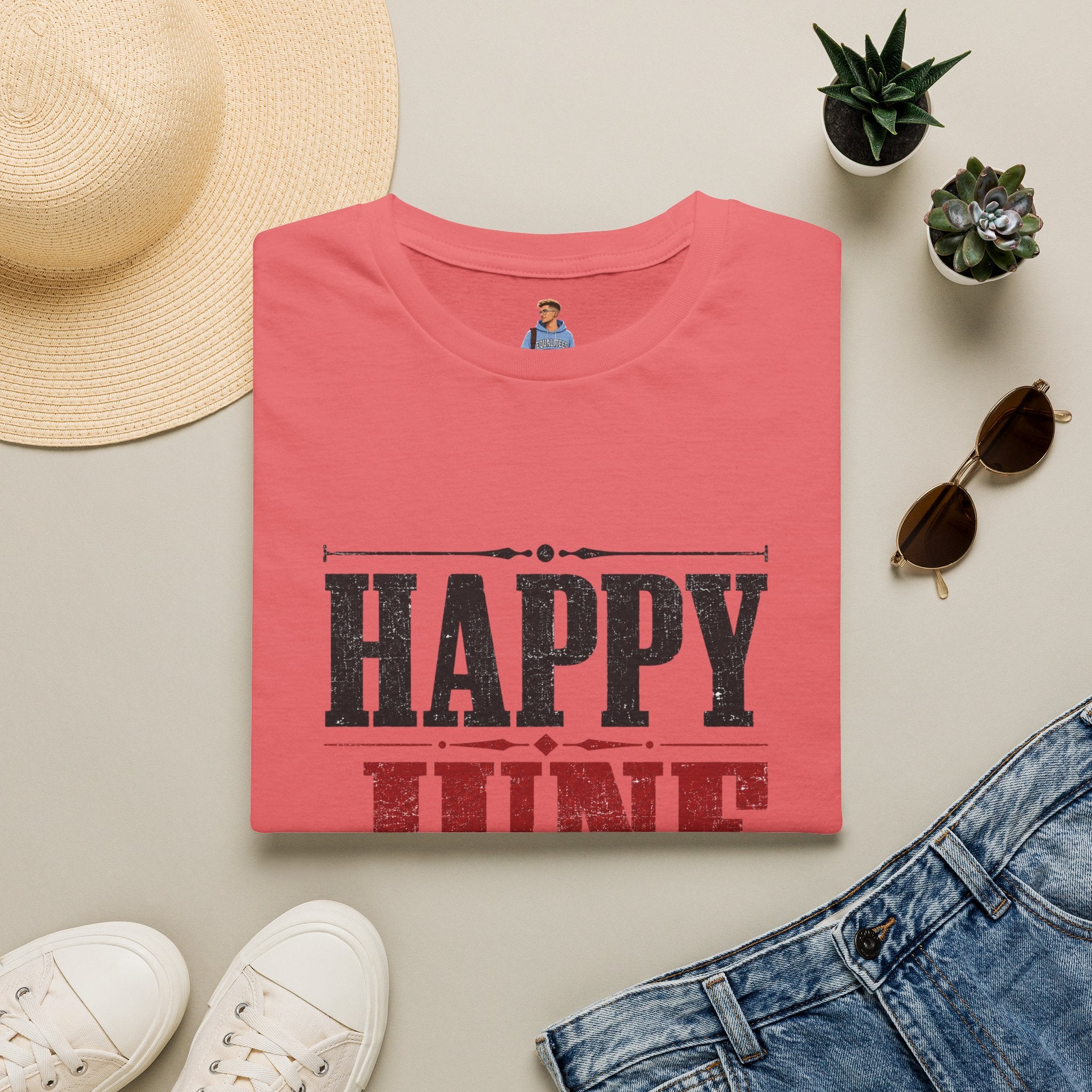 Juneteenth T-Shirt — "Happy Juneteenth" Celebration Tee