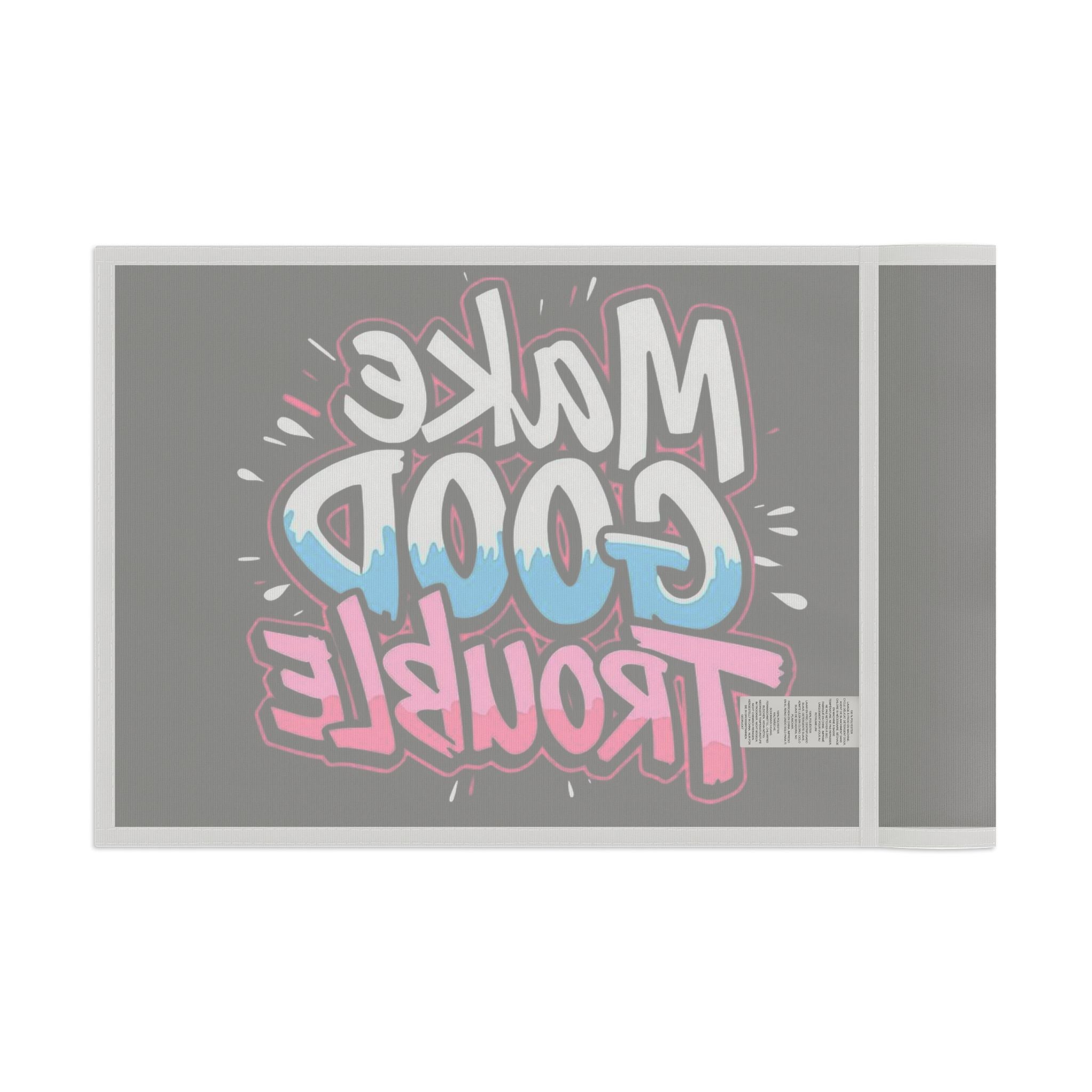 Make Good Trouble Trans Colors Flag - EqualiTees.Me