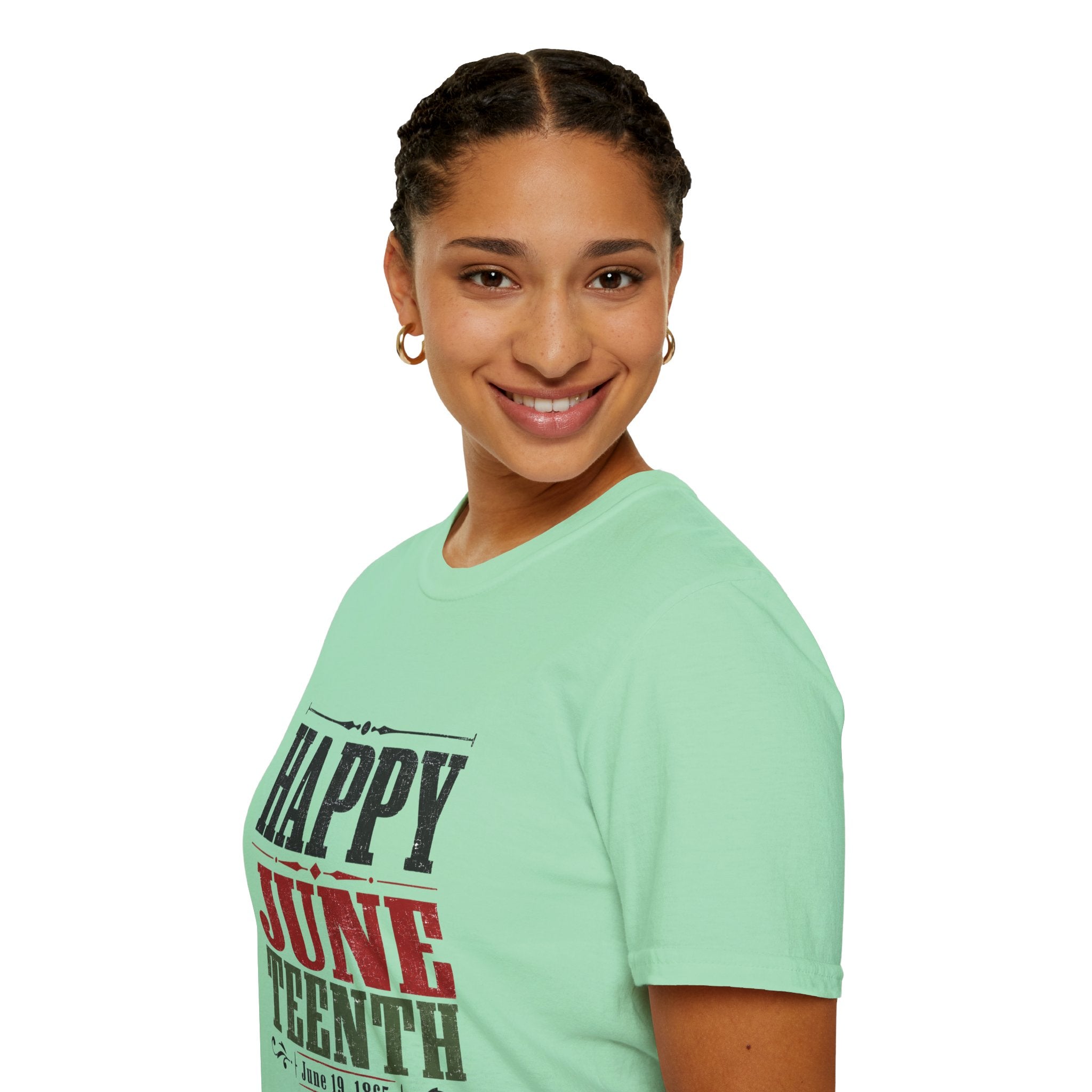Juneteenth T-Shirt — "Happy Juneteenth" Celebration Tee