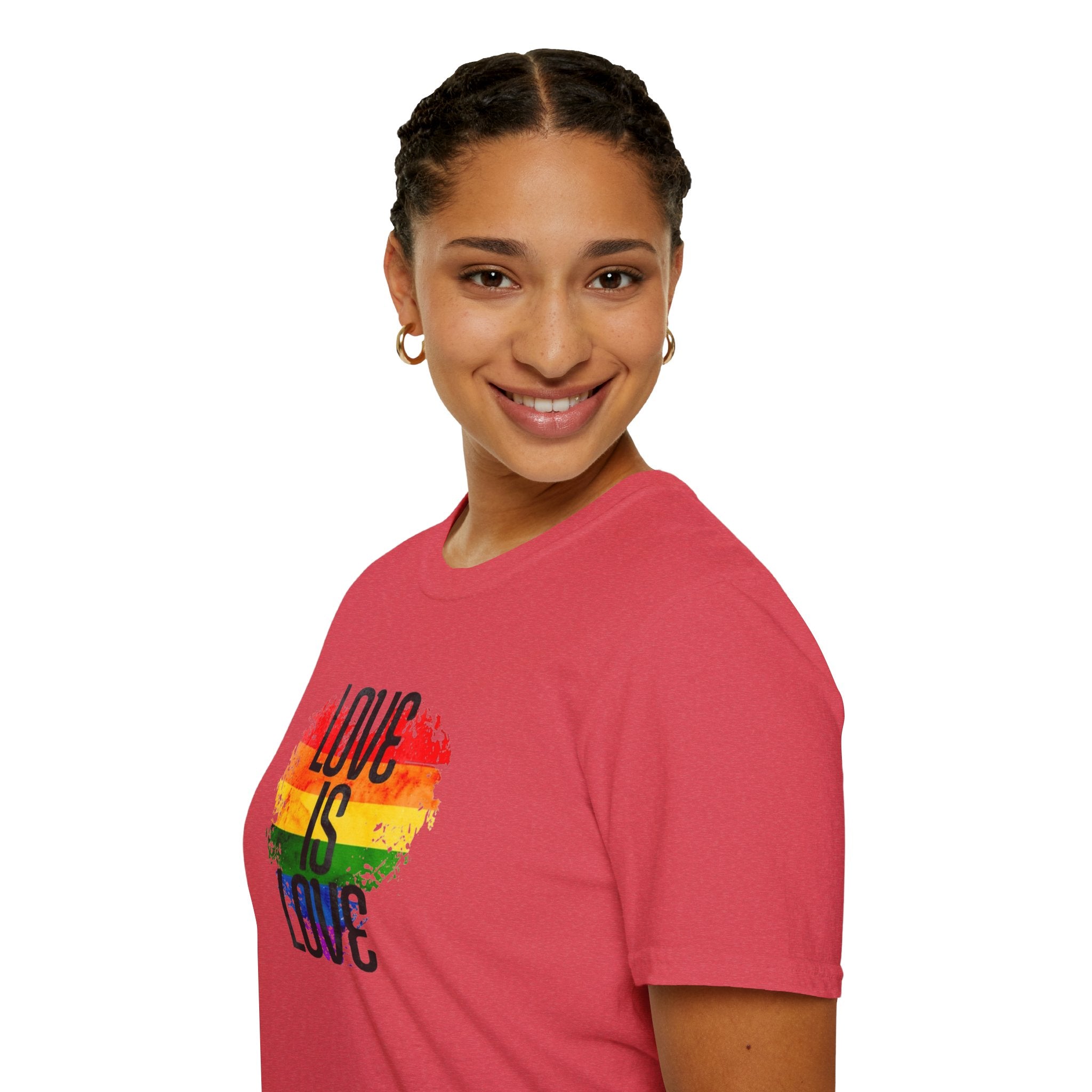Pride Love Is Love Unisex Softstyle T-Shirt