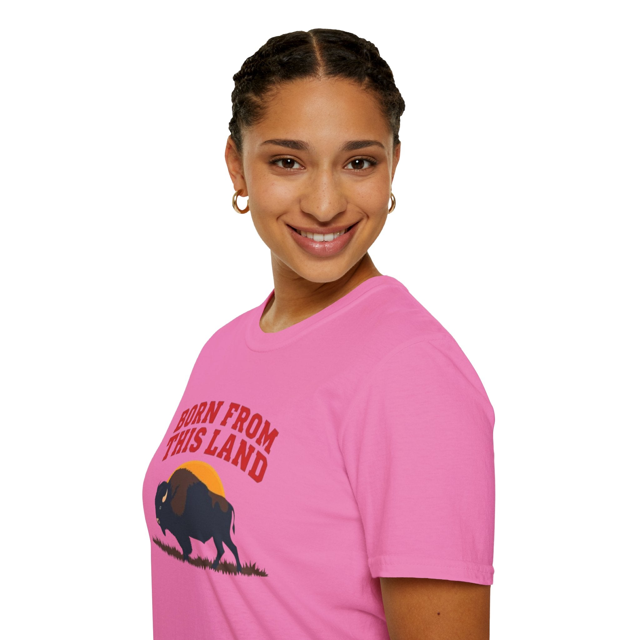 Born From this Land Native and Proud T-Shirt
