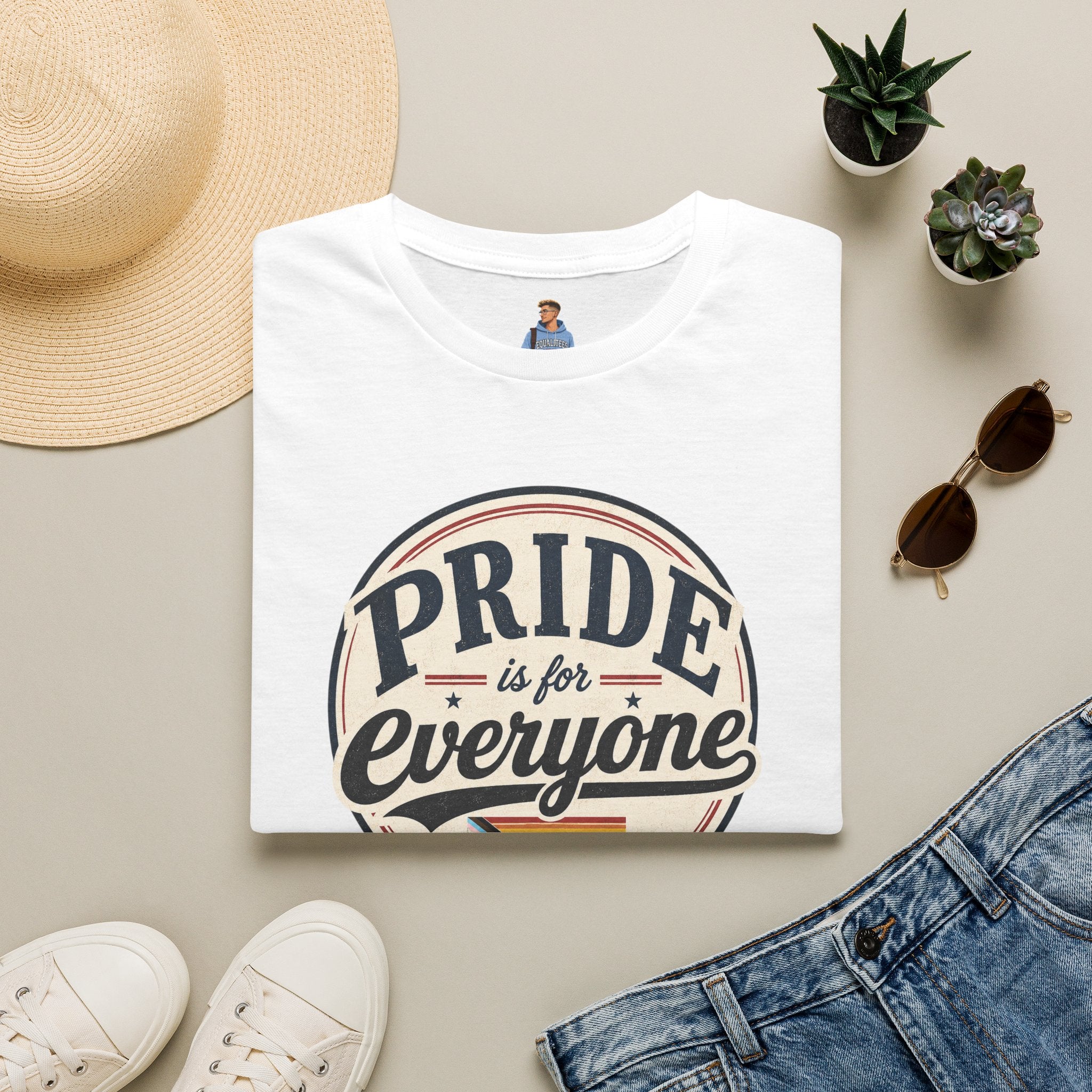 Pride Is for Everyone T-Shirt — Inclusive Retro Pride Tee