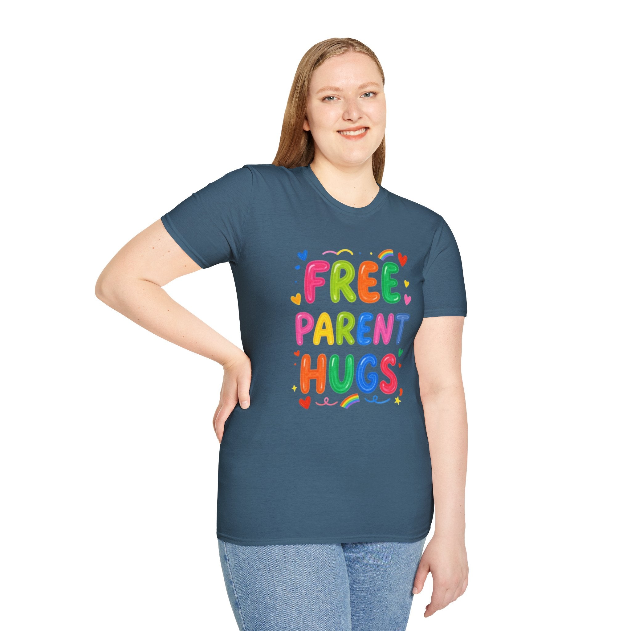 Free Parent Hugs Affirming T-Shirt