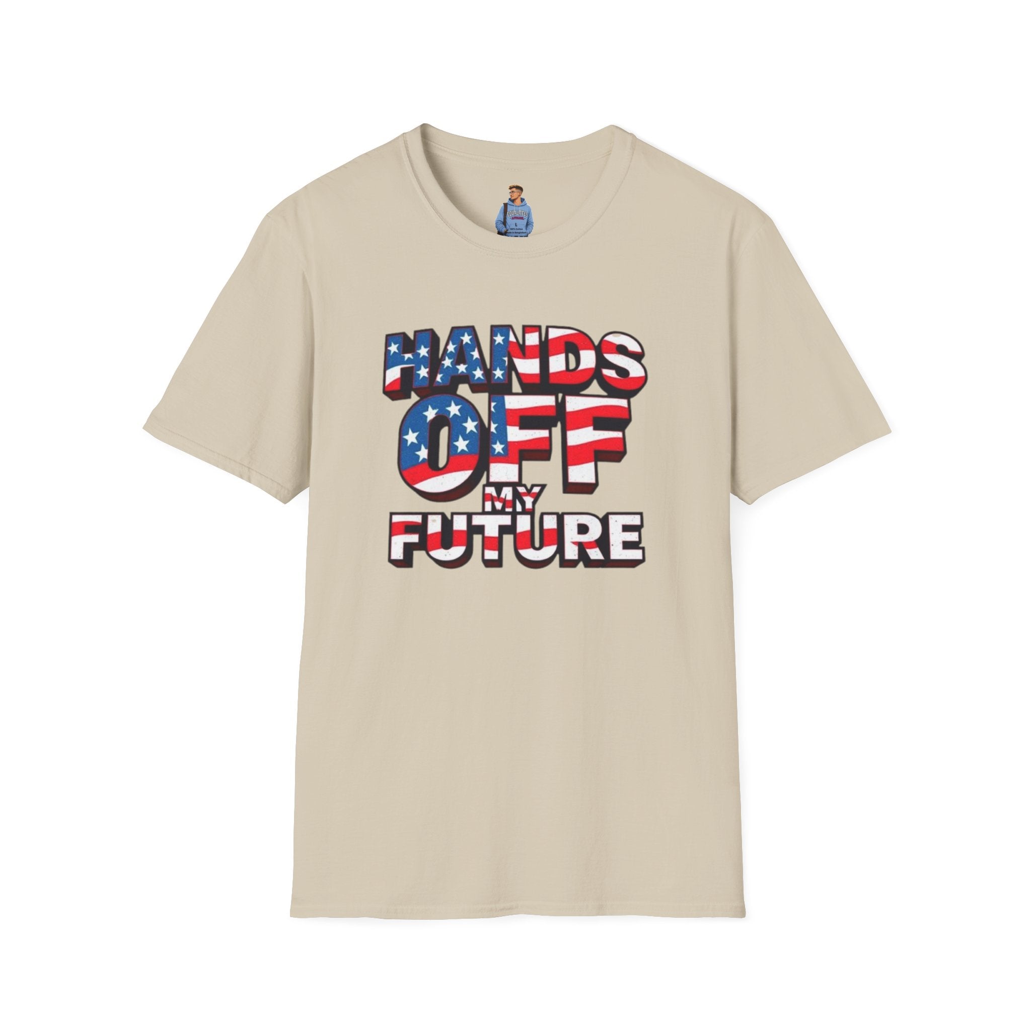 Hands Off My Future Political Statement Tee