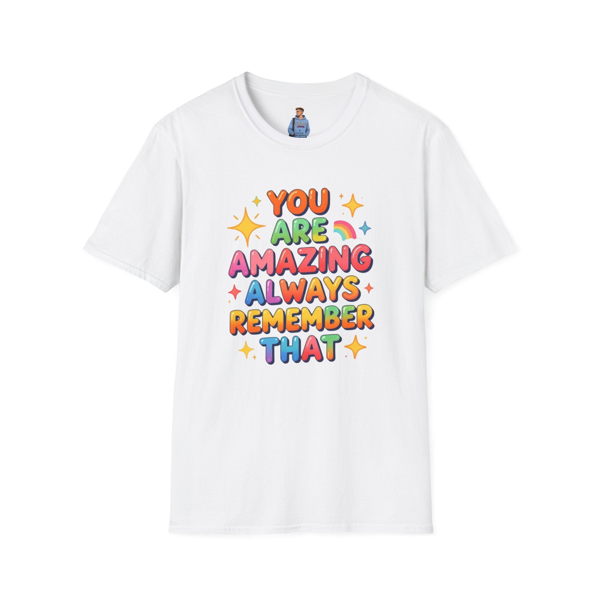 You Are Amazing T-Shirt — Colorful Inspirational Graphic Tee