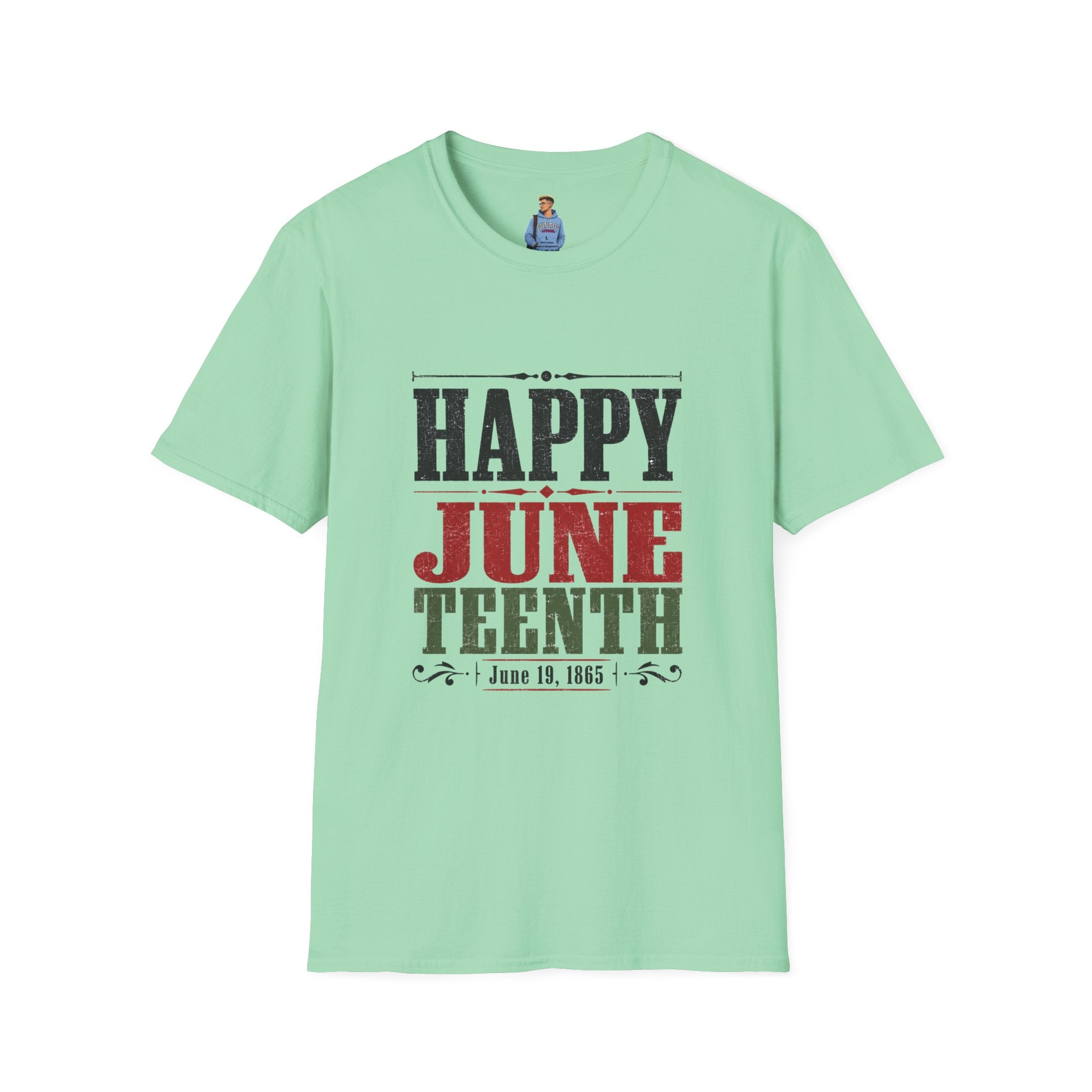 Juneteenth T-Shirt — "Happy Juneteenth" Celebration Tee