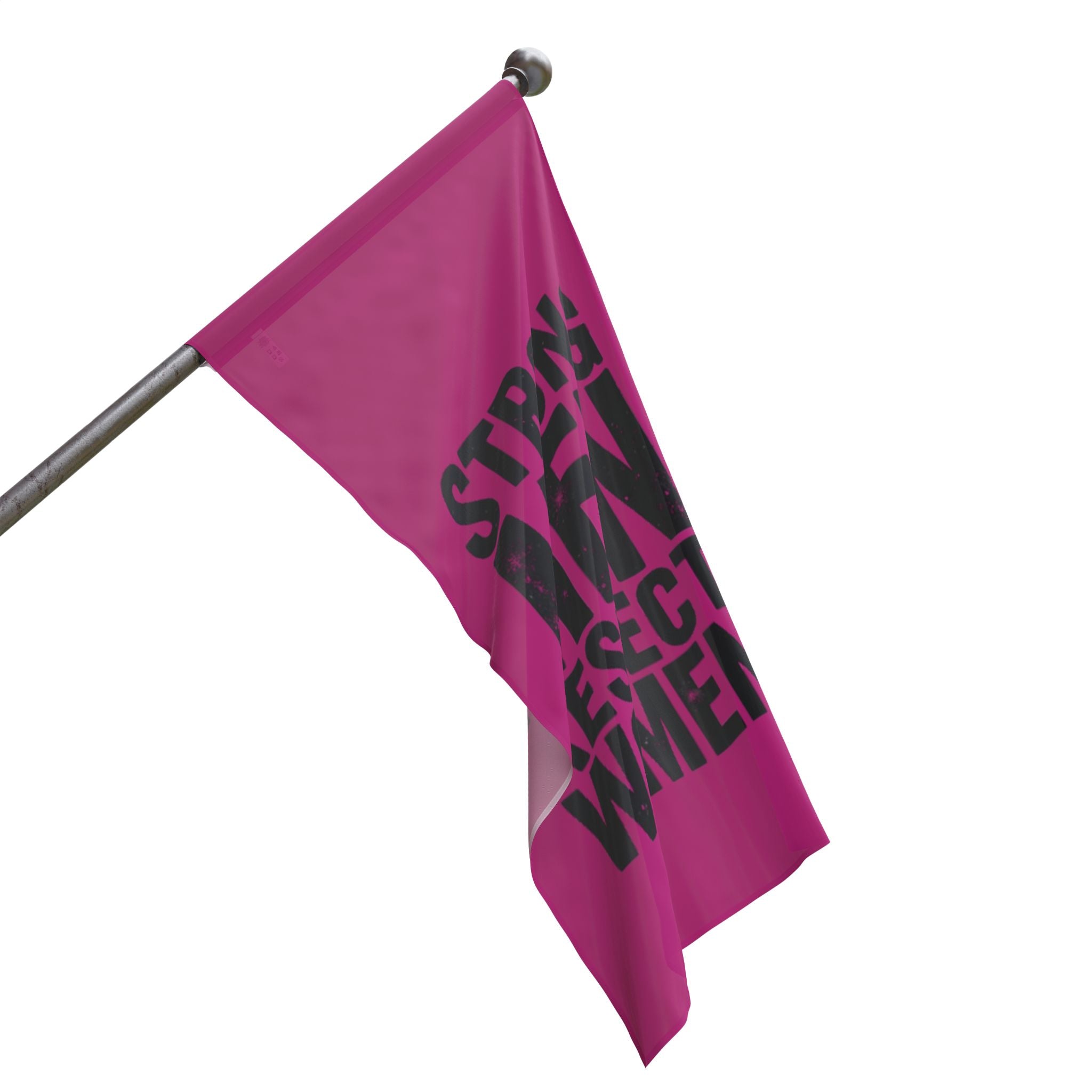 Strong Men Respect Women Protest Flag - EqualiTees.Me