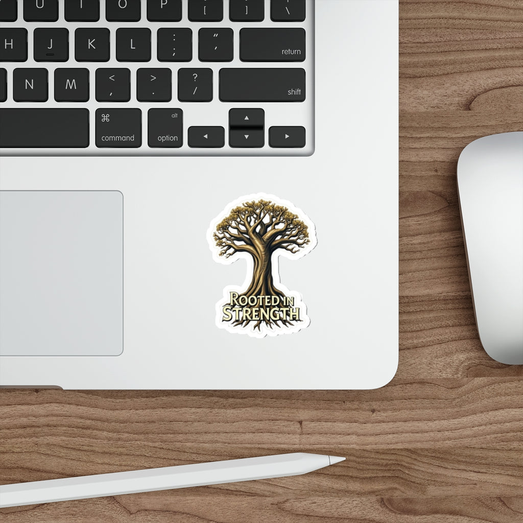 Rooted in Strength Baobab Tree Sticker - EqualiTees.Me