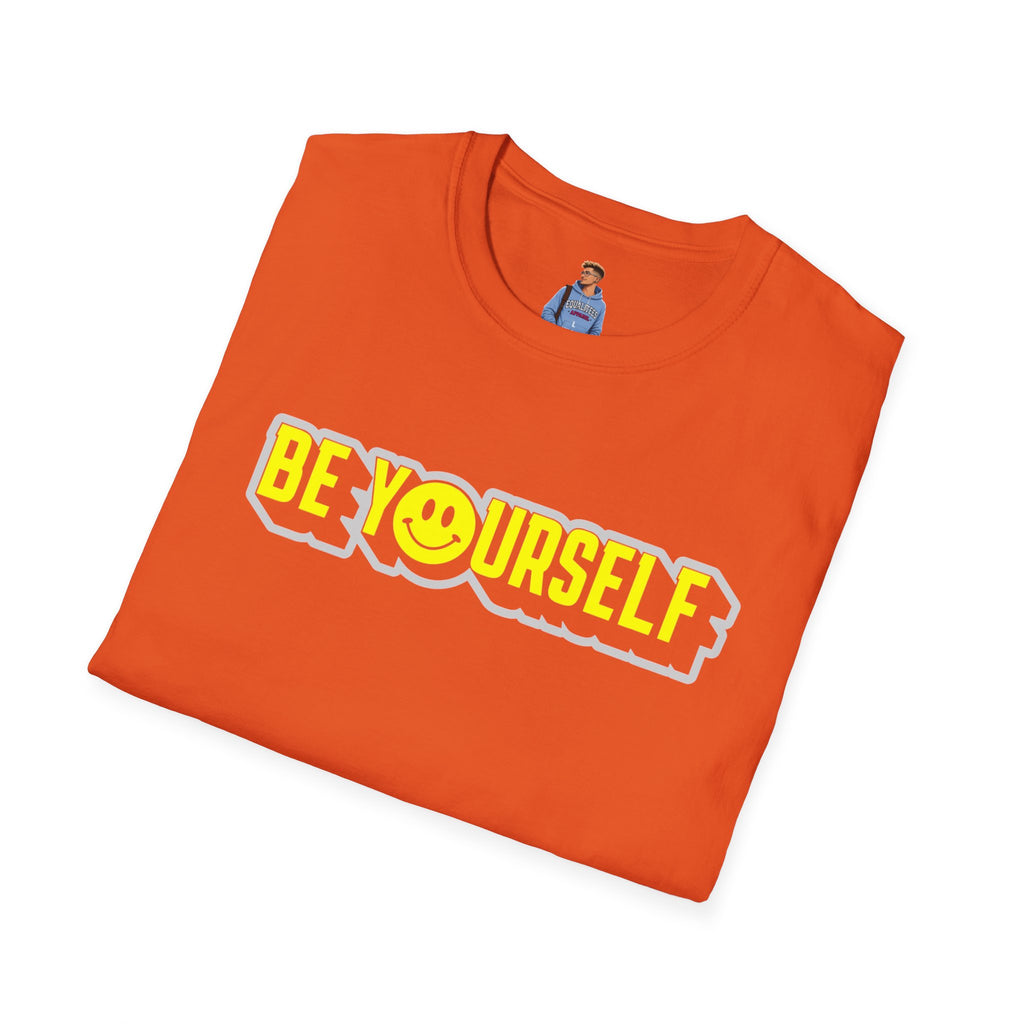 Be Yourself Smiley Unisex Softstyle T-Shirt