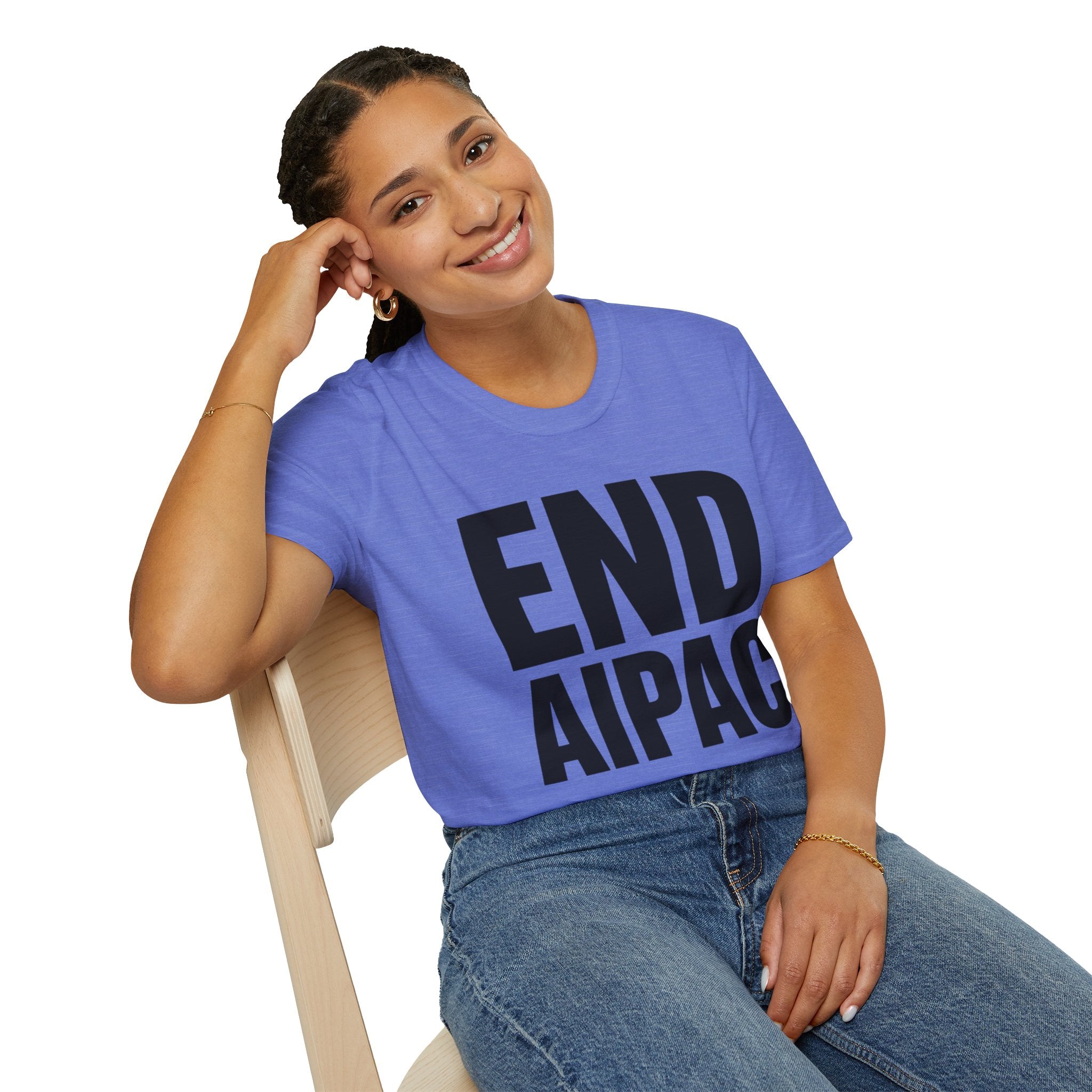 END AIPAC Bold Protest T-Shirt