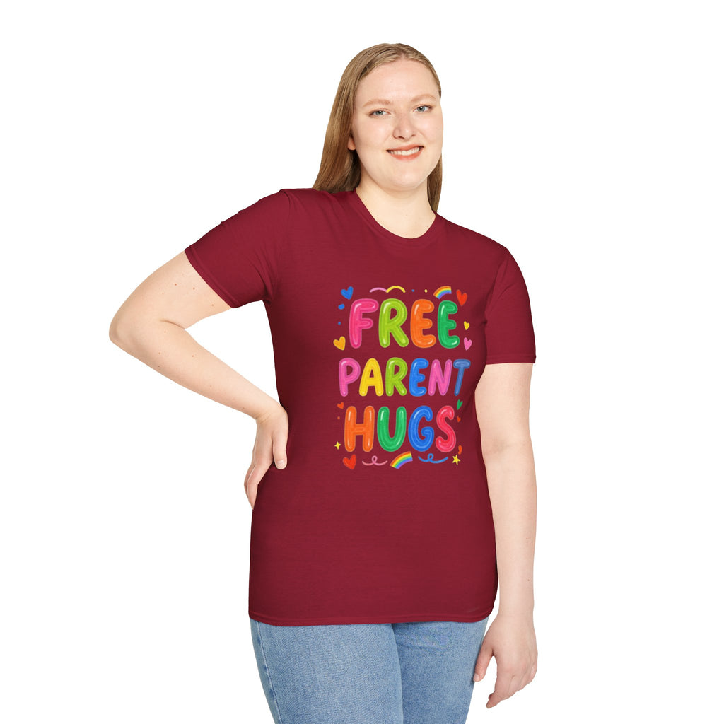 Free Parent Hugs Affirming T-Shirt