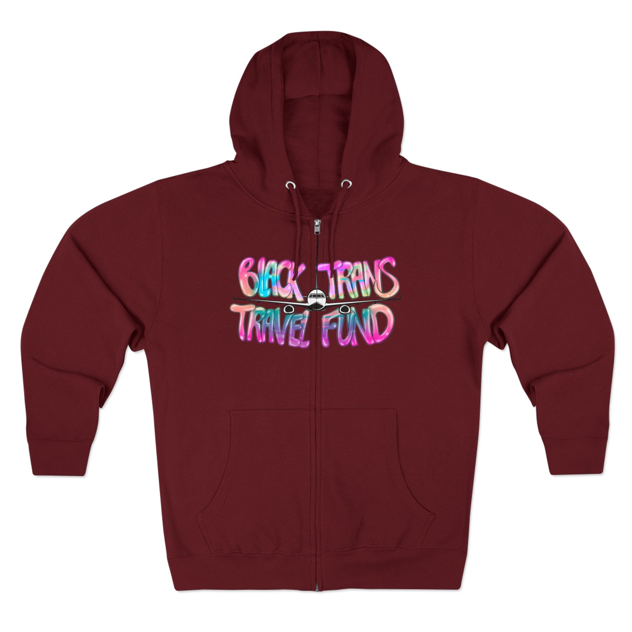 BTTF - Black Trans Travel Fund Unisex Zip-Up Hoodie