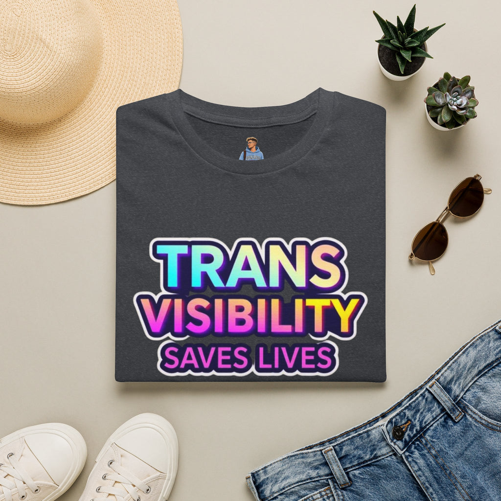 Trans Visibility Saves Lives Statement T-shirt