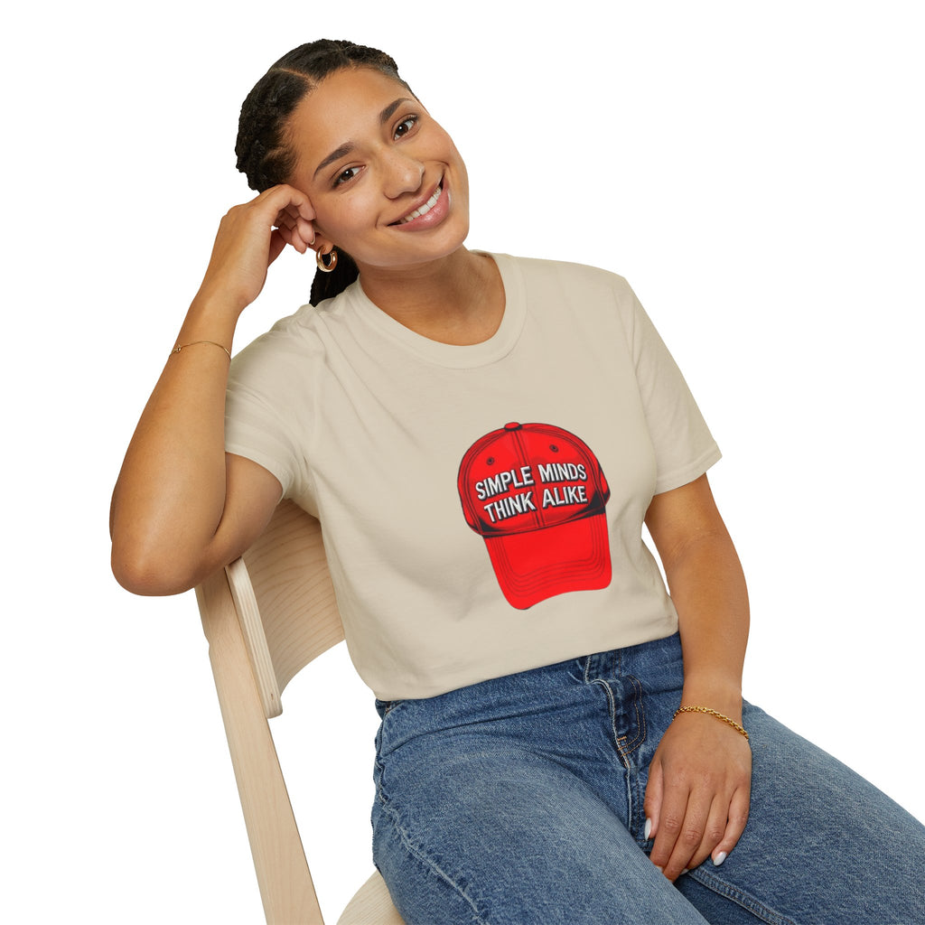 Simple Minds Think Alike T-Shirt' & 'Make America Think Again' Graphic Tee