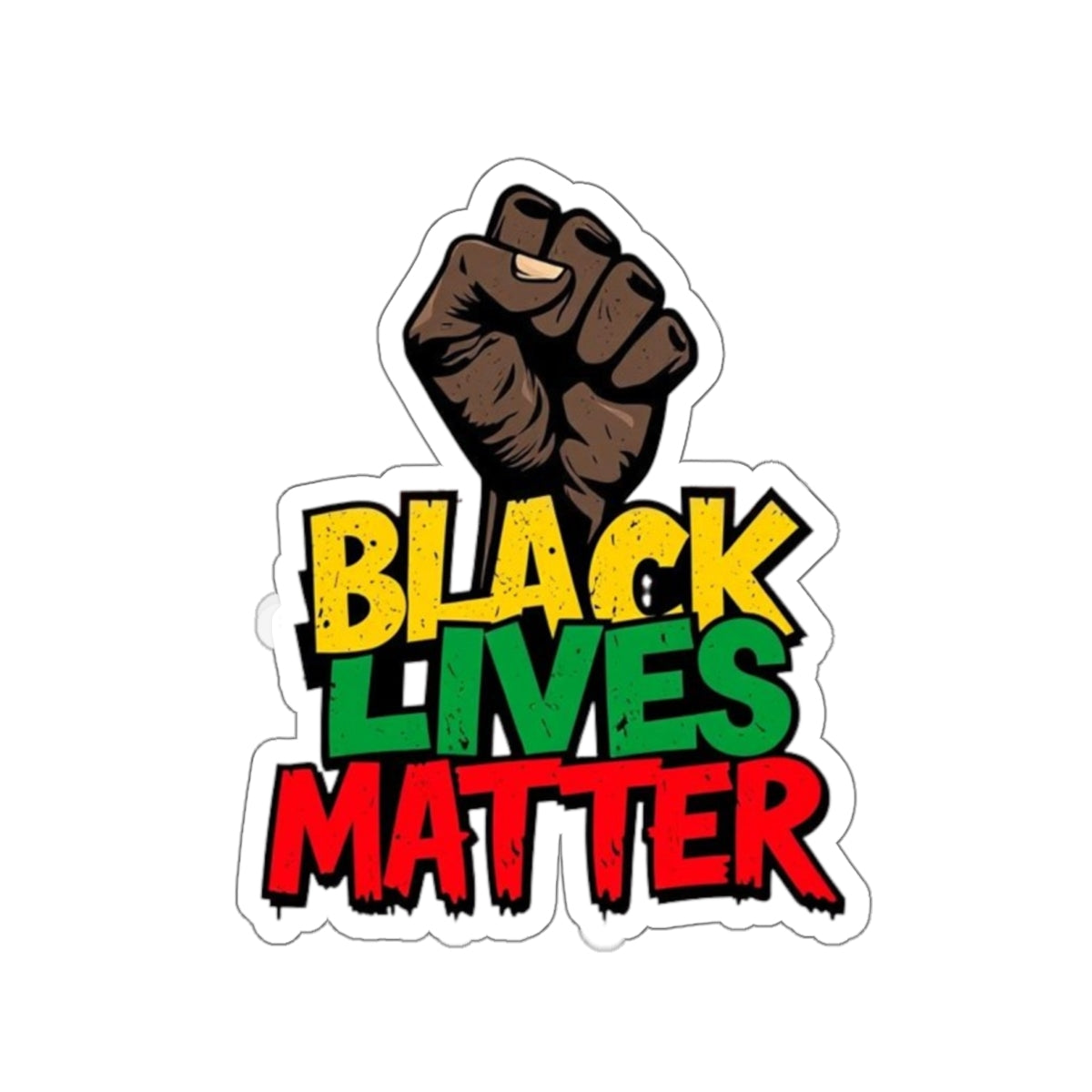 Die-Cut Stickers - Black Lives Matter - EqualiTees.Me