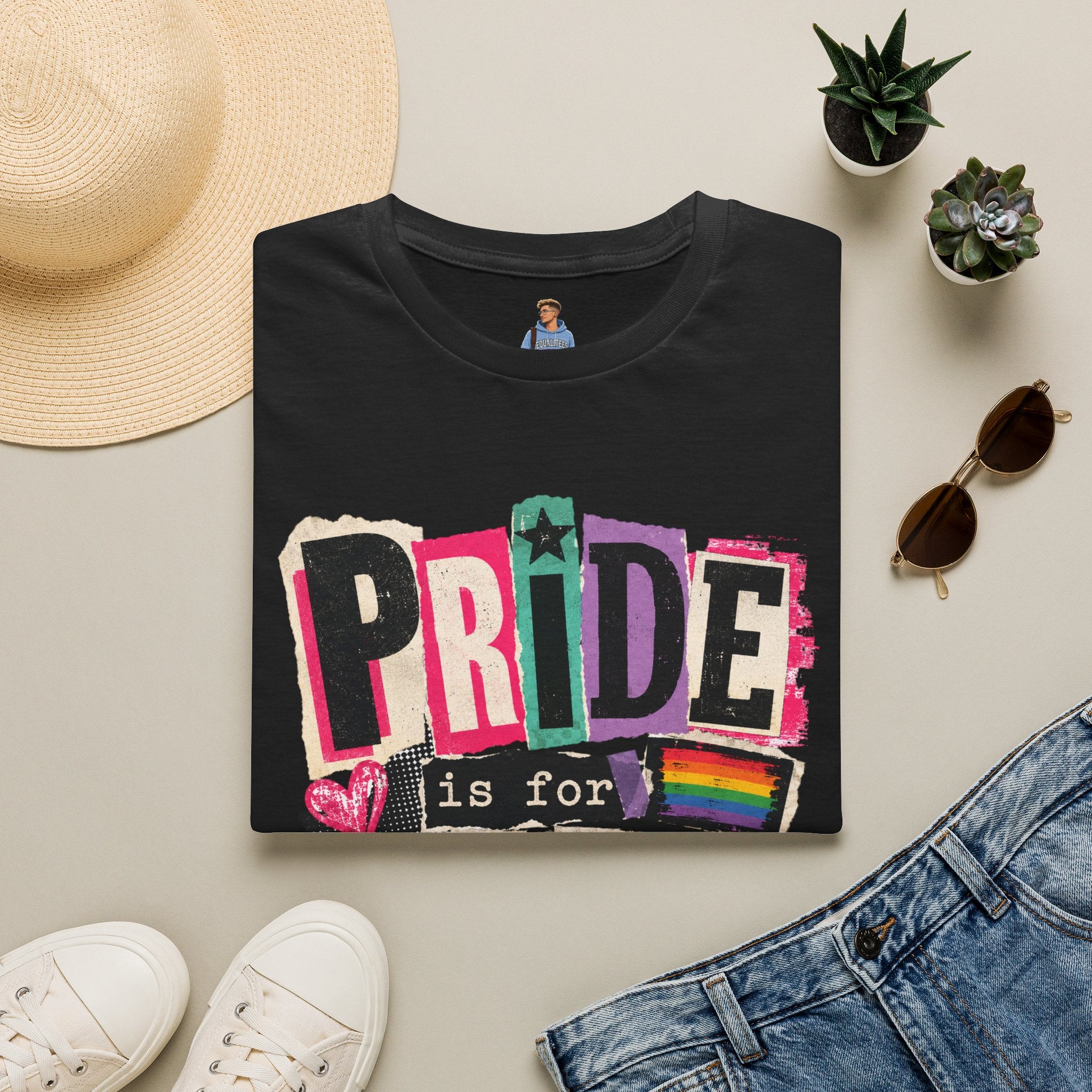 Pride Is for Everyone T-Shirt — Colorful LGBTQ+ Ally Tee