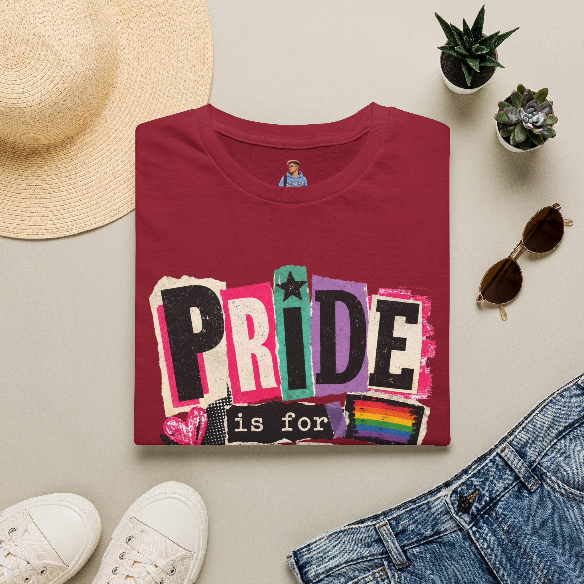 Pride Is for Everyone T-Shirt — Colorful LGBTQ+ Ally Tee