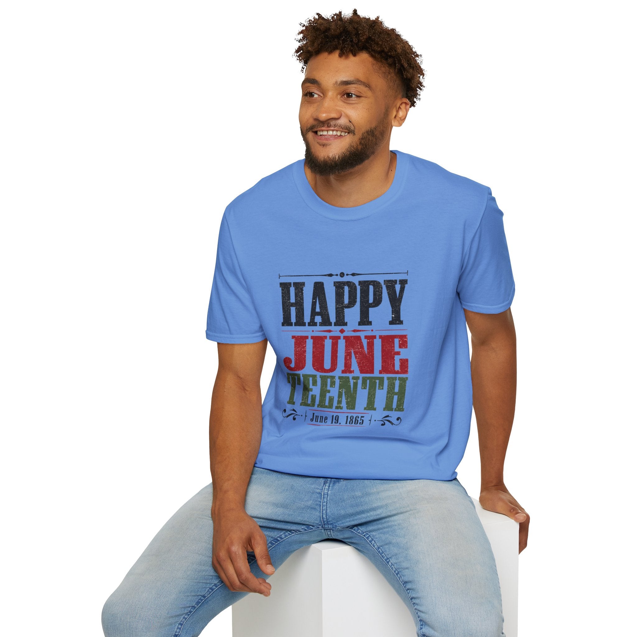 Juneteenth T-Shirt — "Happy Juneteenth" Celebration Tee