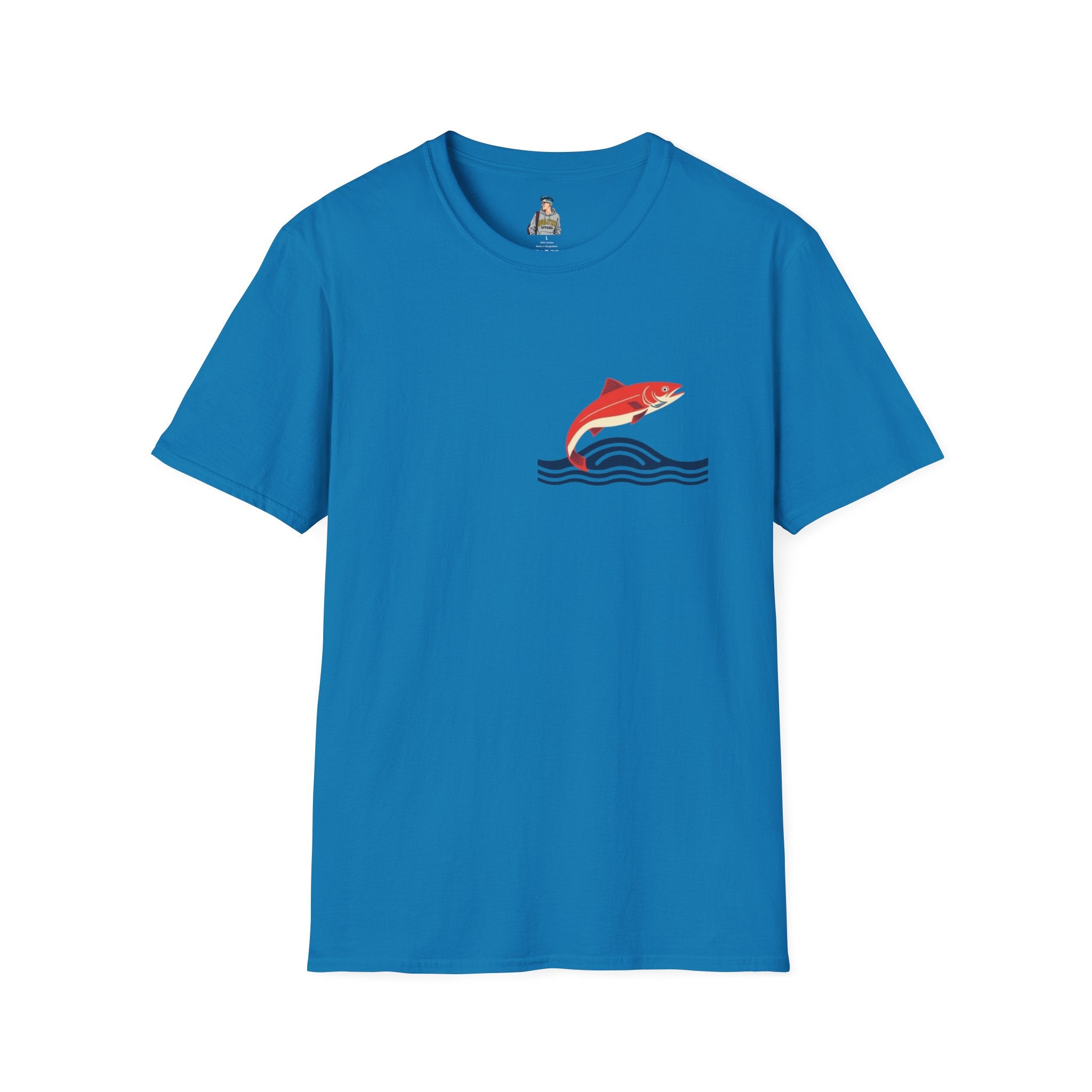 Jumping Salmon Native Pride Softstyle Unisex T-shirt