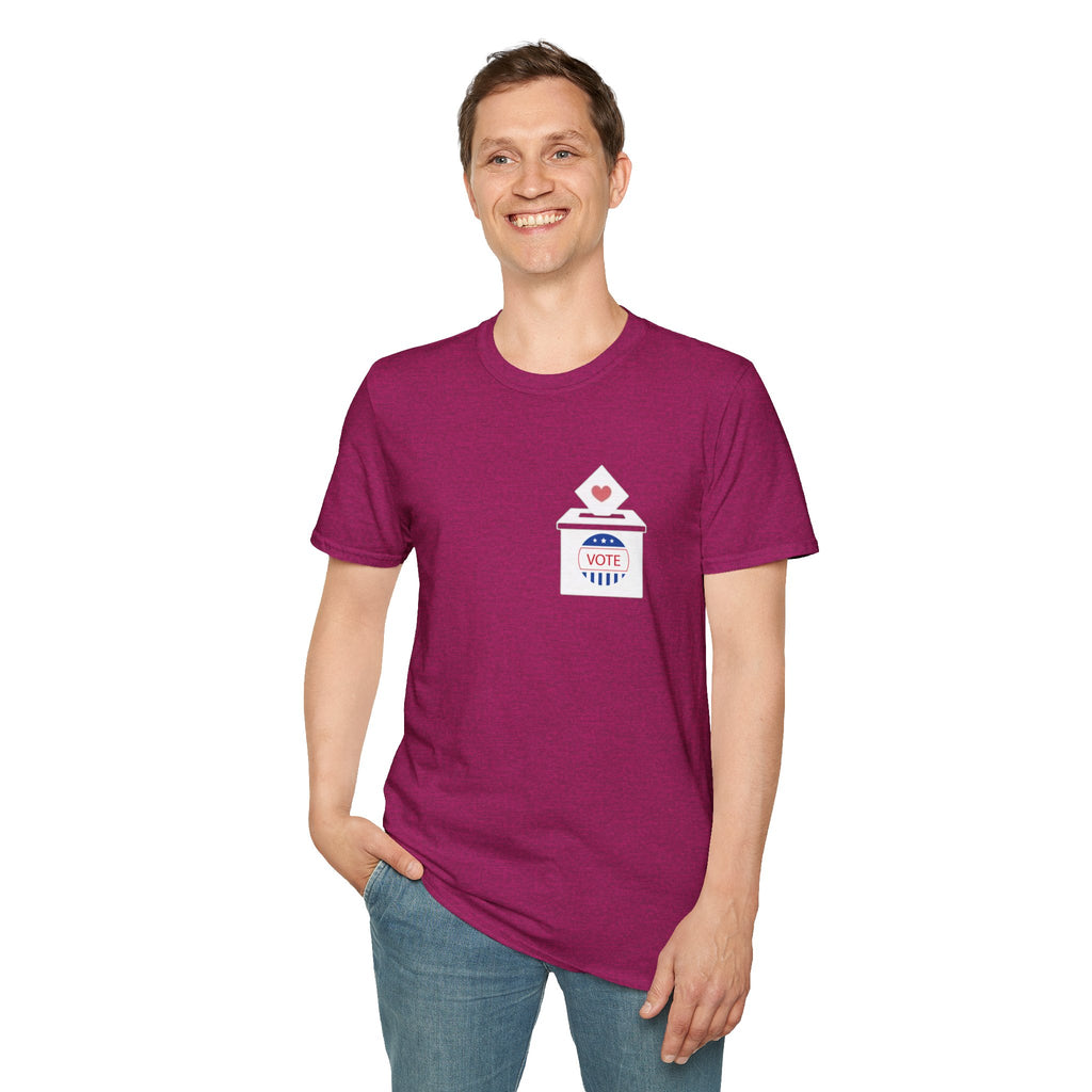 Vote with Your Heart Unisex Softstyle T-Shirt
