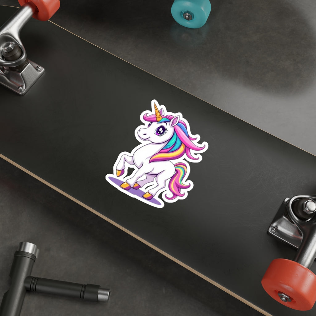 Die-Cut Stickers - Cute Unicorn - EqualiTees.Me