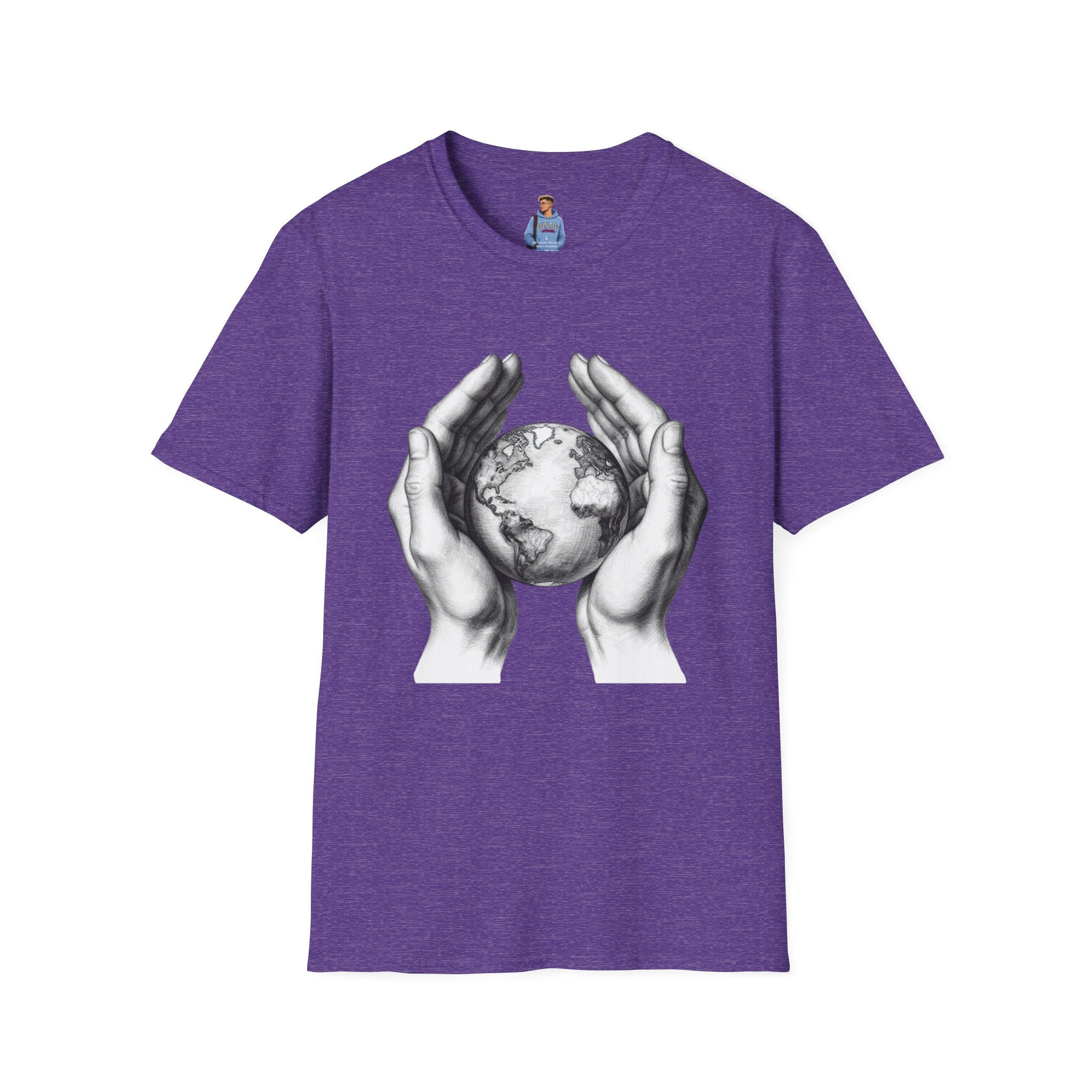 Earth in Your Hands T-Shirt — Protect the Planet Graphic Tee