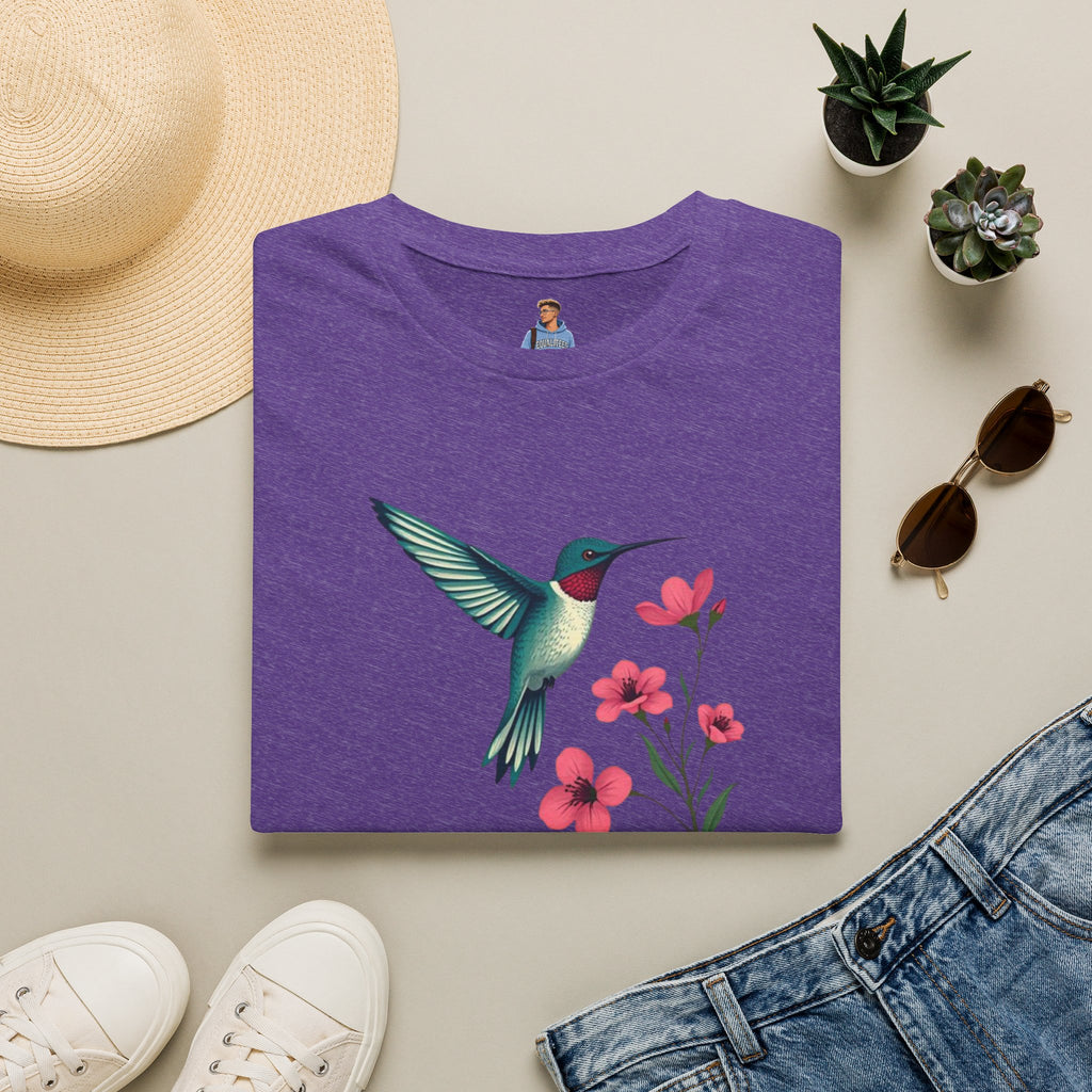 Floral Hummingbird T-Shirt