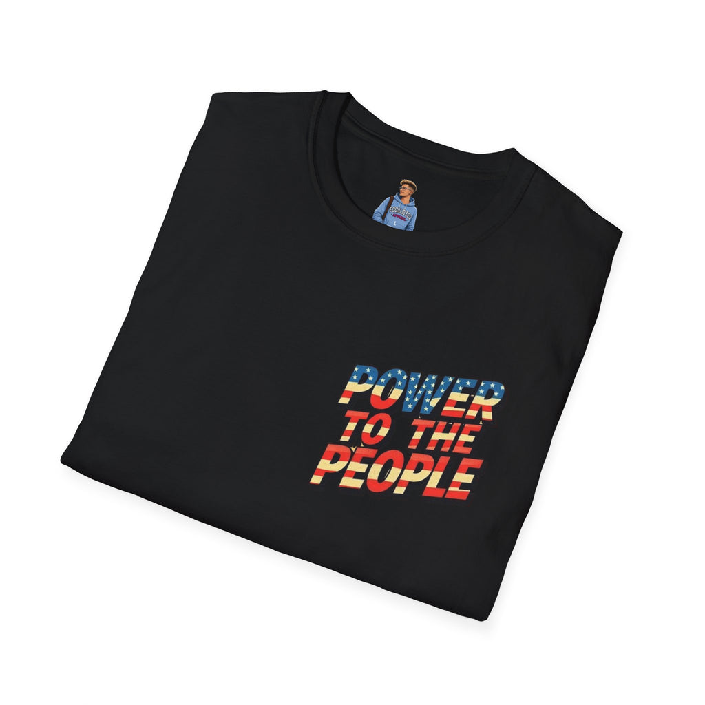 Camiseta unisex de estilo suave Power to the People, camiseta clásica de protesta