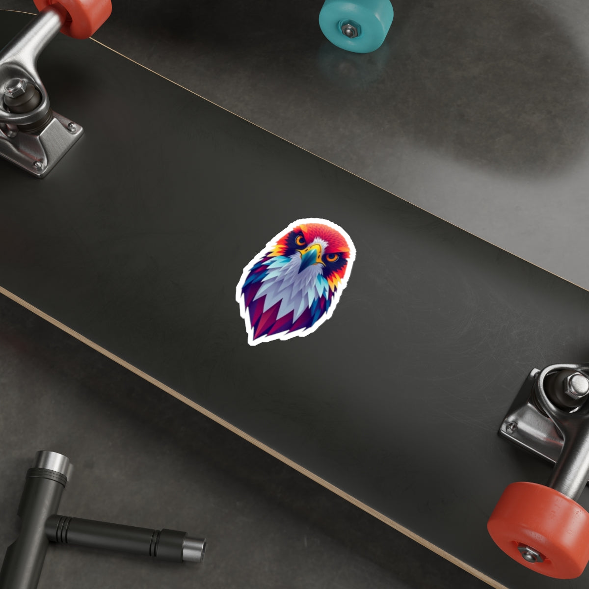 Rainbow Falcon Pride Die-Cut Sticker