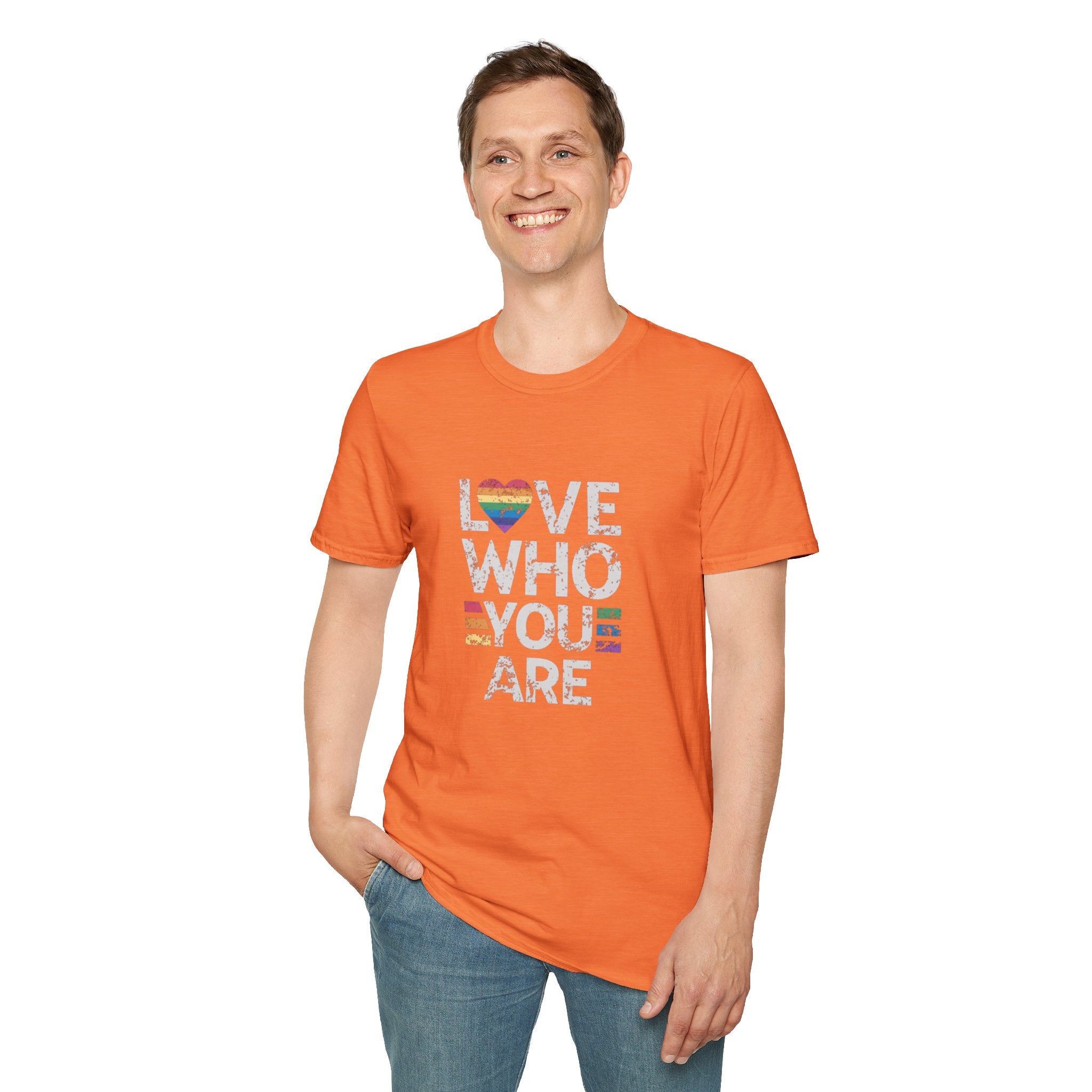 Love Who You Are Unisex Softstyle T-Shirt