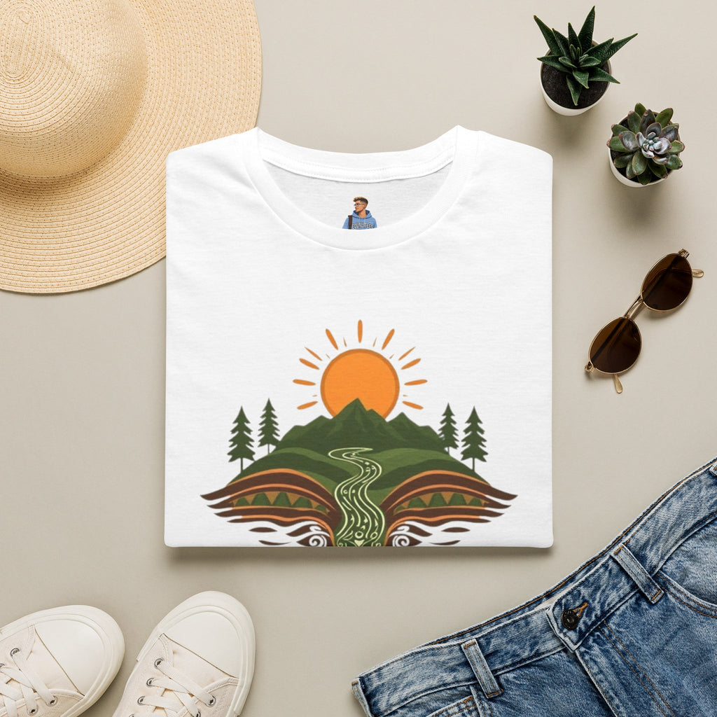 Mountain Scene Unisex Softstyle T-shirt