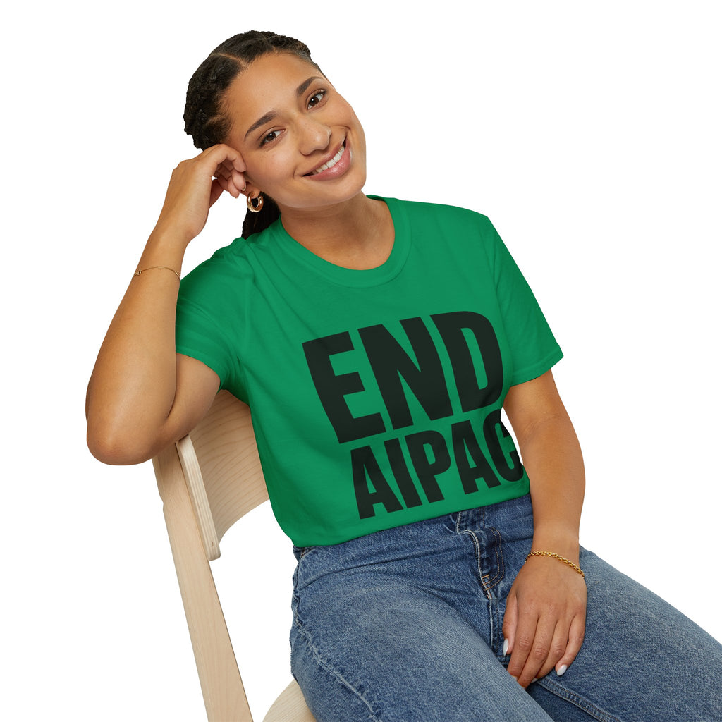 END AIPAC Bold Protest T-Shirt