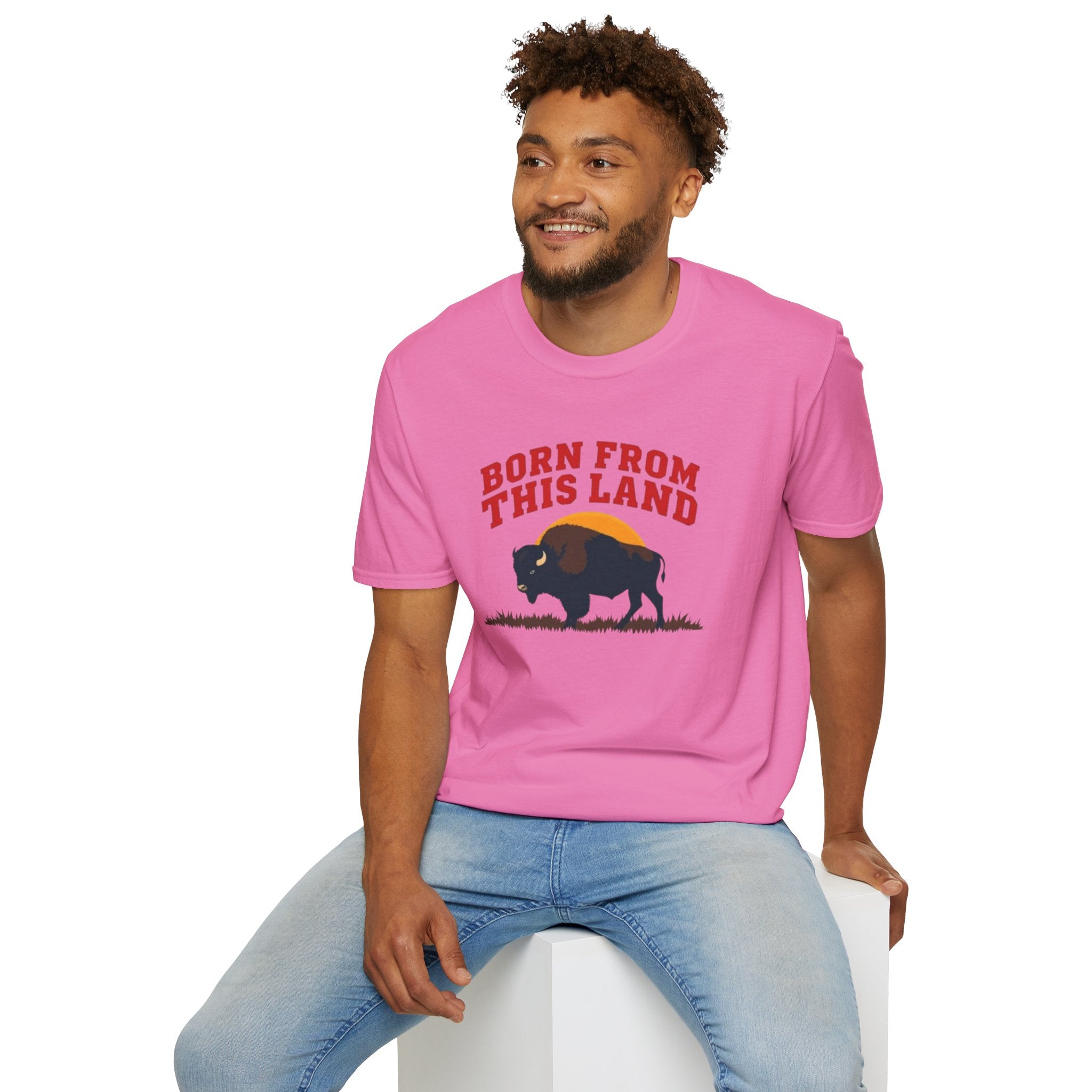 Born From this Land Native and Proud T-Shirt
