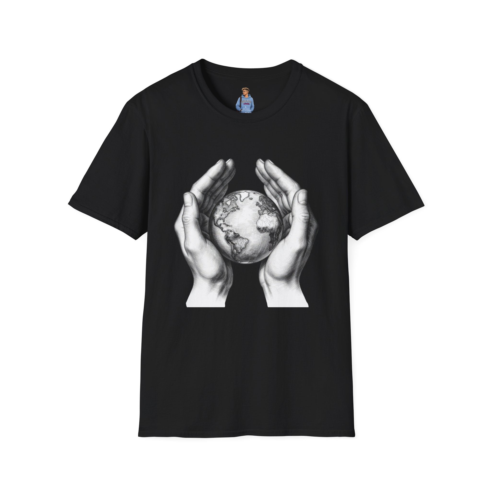 Earth in Your Hands T-Shirt — Protect the Planet Graphic Tee