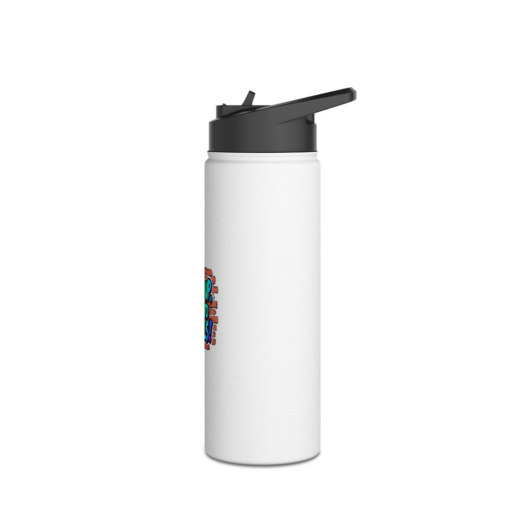 Teaching While Queer Stainless Steel Water Bottle - Perfect for Educators and Allies - EqualiTees.Me