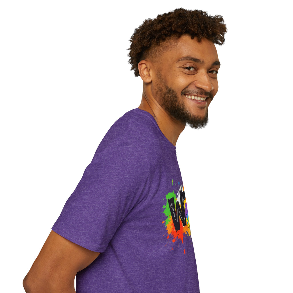 Bold Rainbow WTF Color Splash T-Shirt