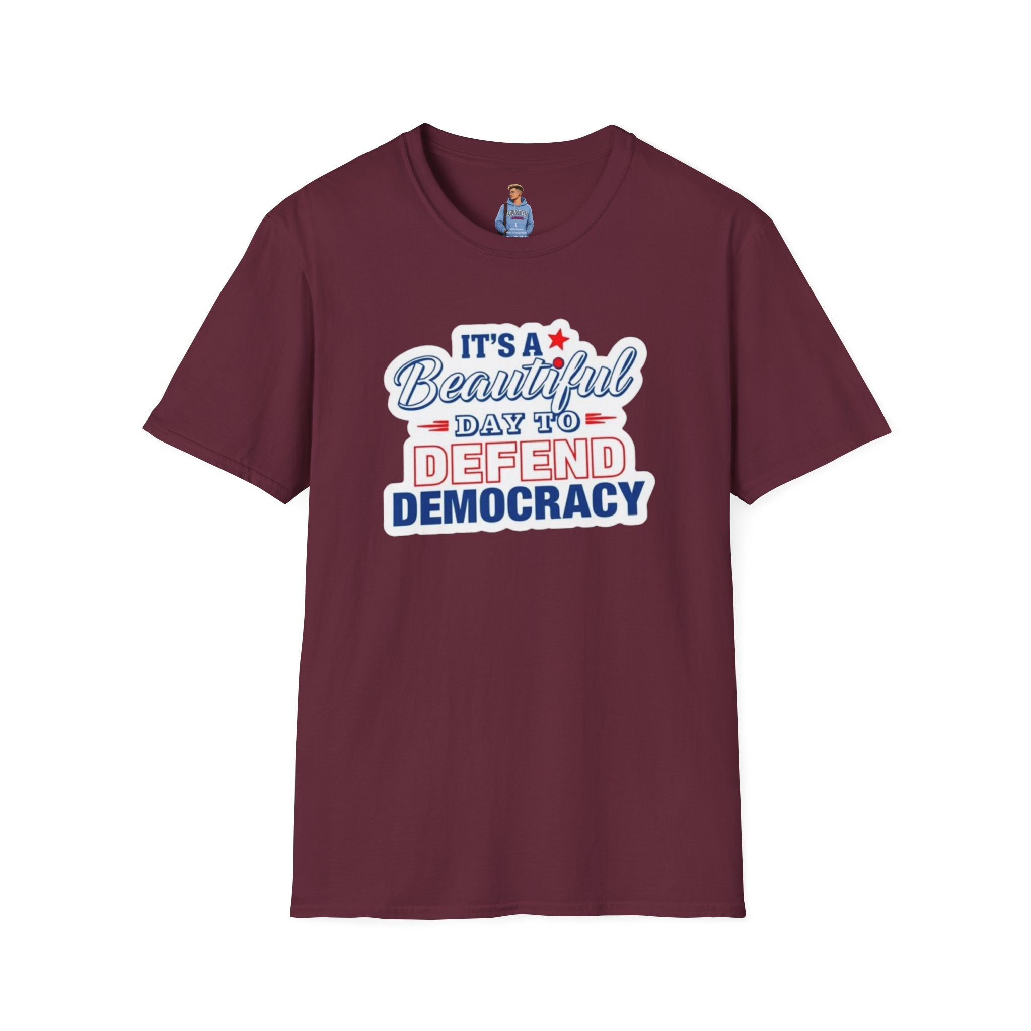 Camiseta unisex suave "Defend Democracy": perfecta para el activismo y el uso diario.