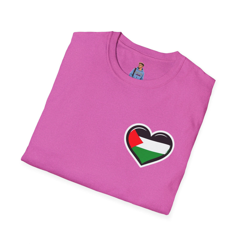 Camiseta unisex de estilo suave: "Apoya a Gaza y todos somos Palestina".