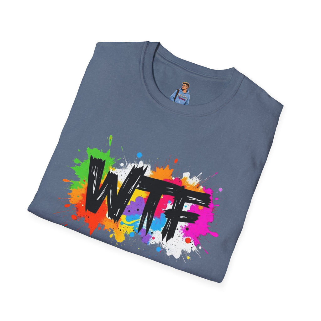 Bold Rainbow WTF Color Splash T-Shirt