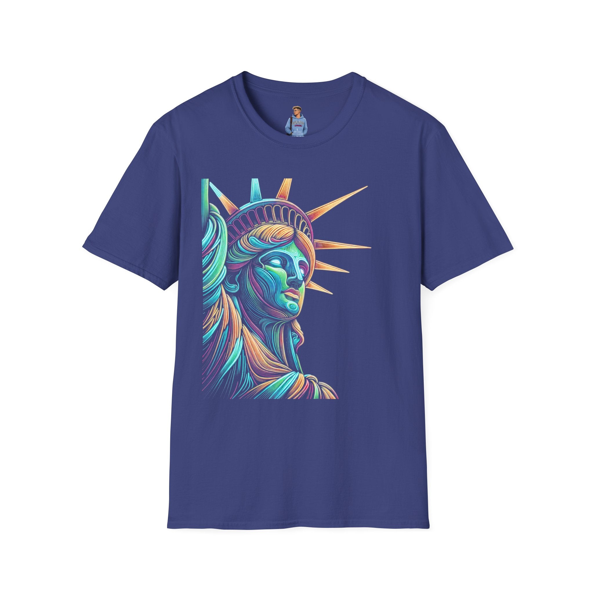 Lady Liberty - Softstyle Unisex T-Shirt