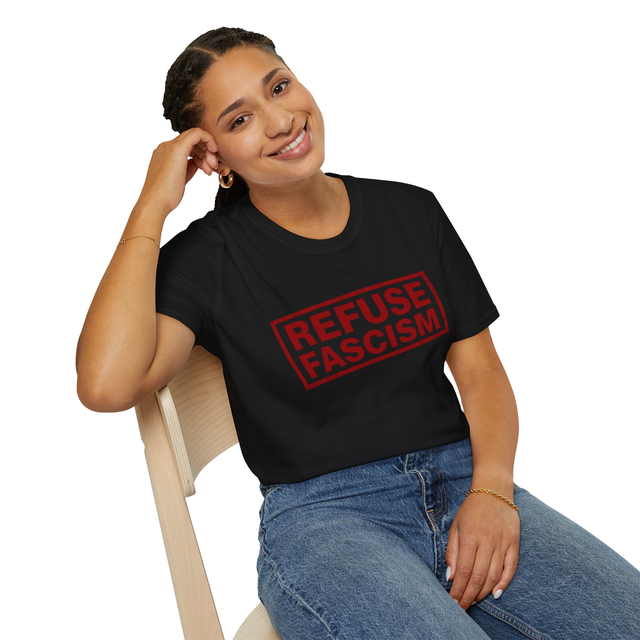 Refuse Fascism Political Activism T-Shirt
