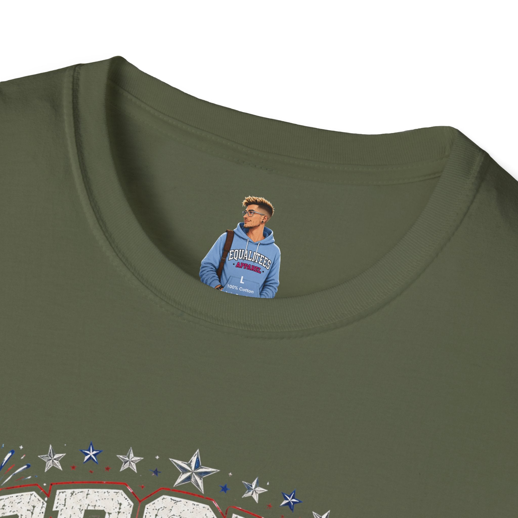 Star Spangled Awesome Graphic Tee ("Proud to Be Delusional Bootlicking Nazi Trash")