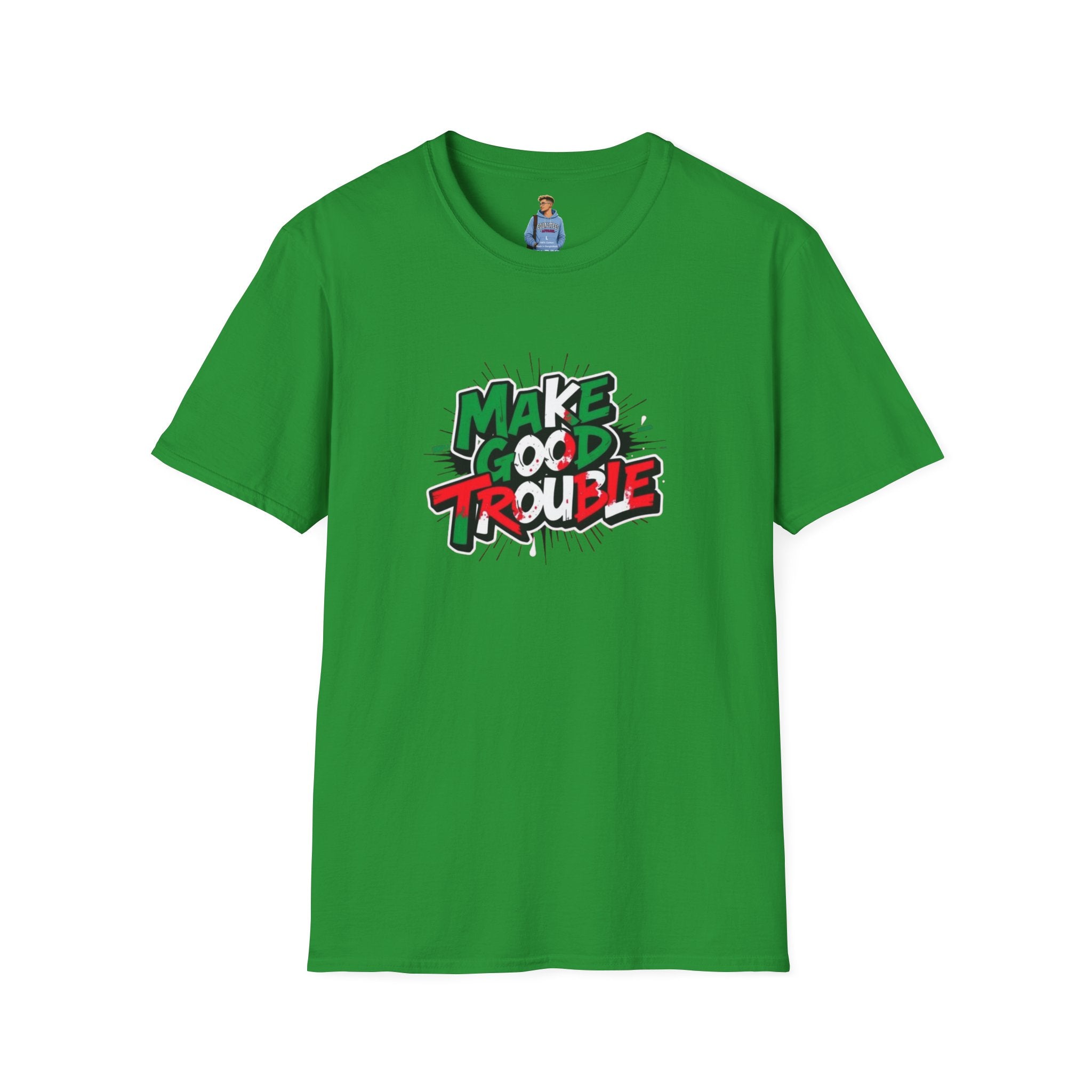 Make Good Trouble T-shirt  Fun Graphic Tee for Activists & Trendsetters