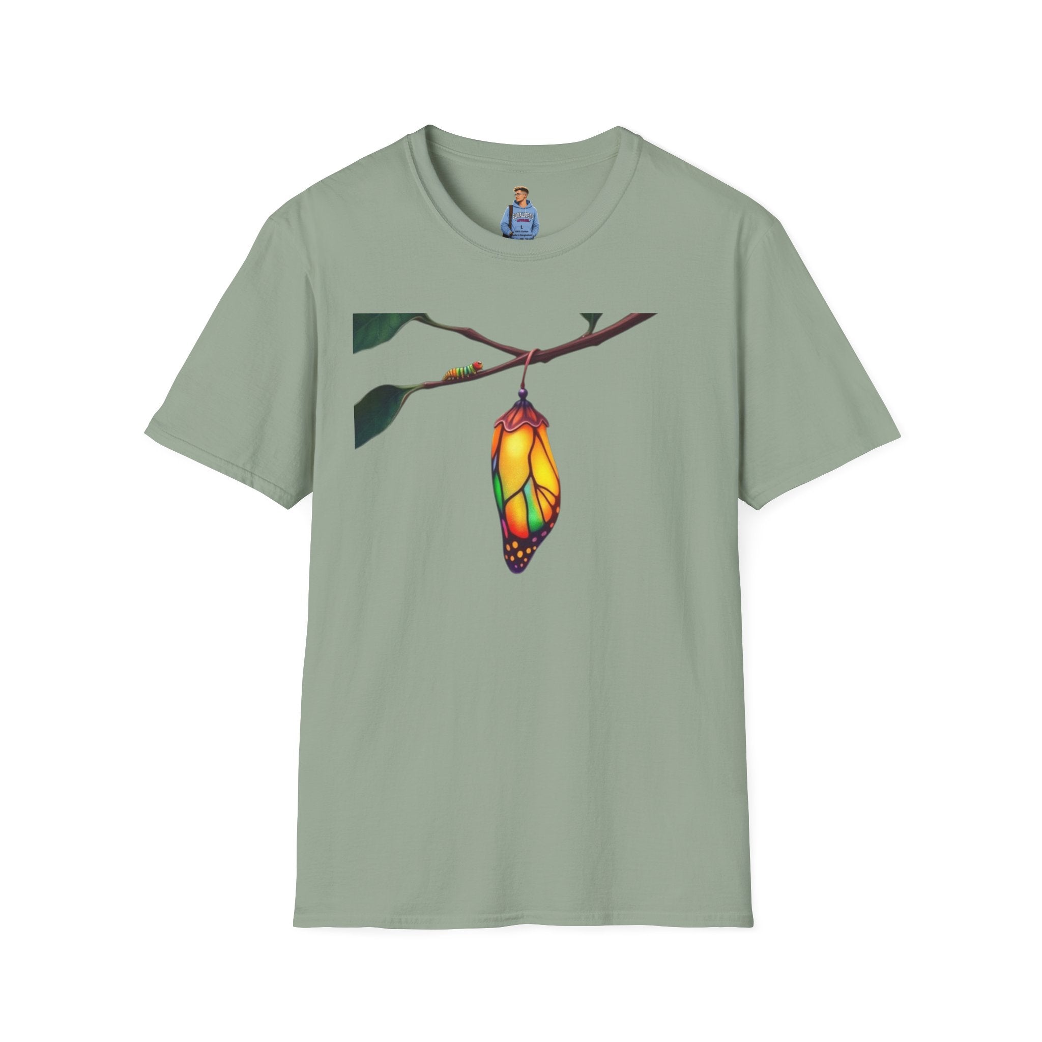 Rainbow Butterfly Cocoon Pride T-Shirt
