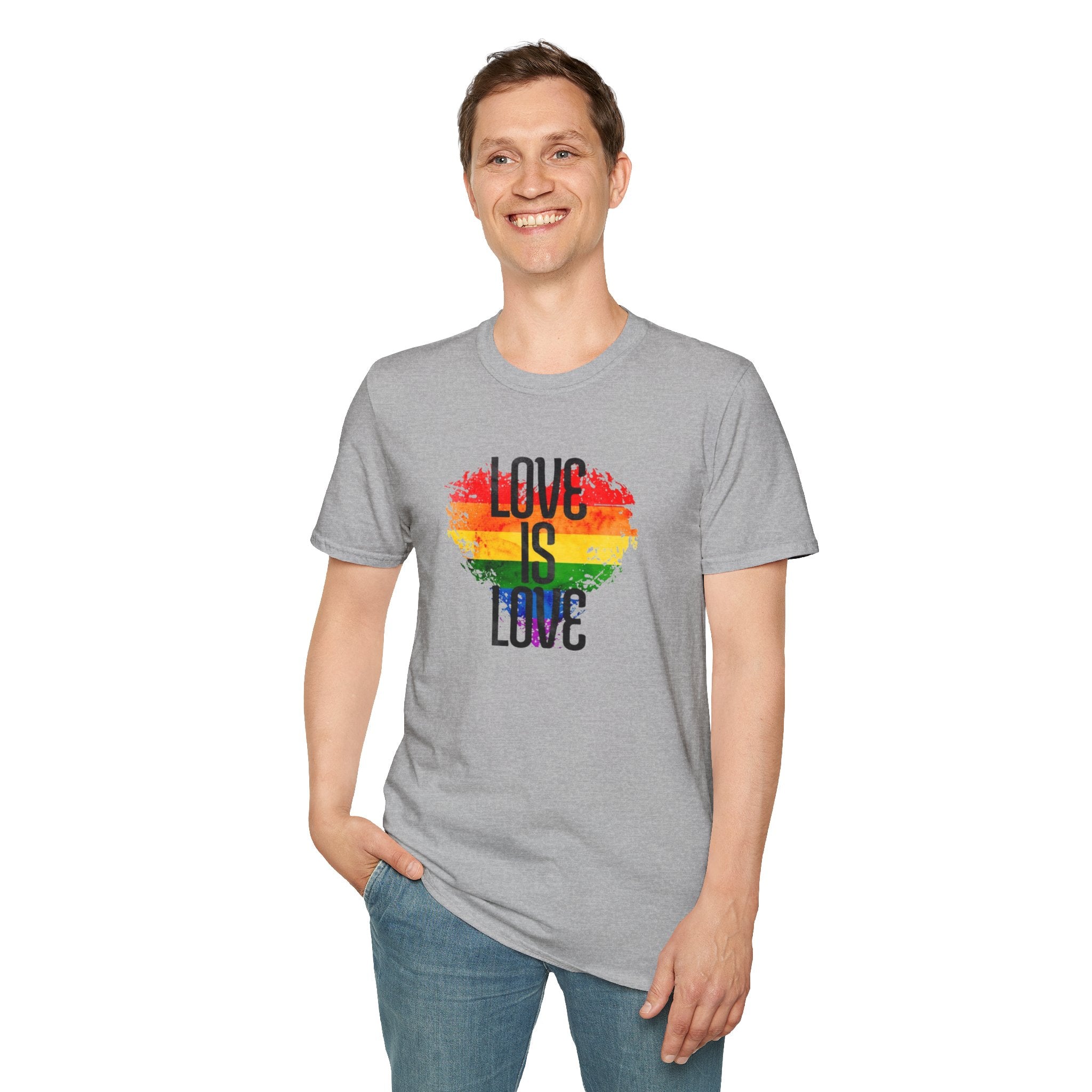 Pride Love Is Love Unisex Softstyle T-Shirt