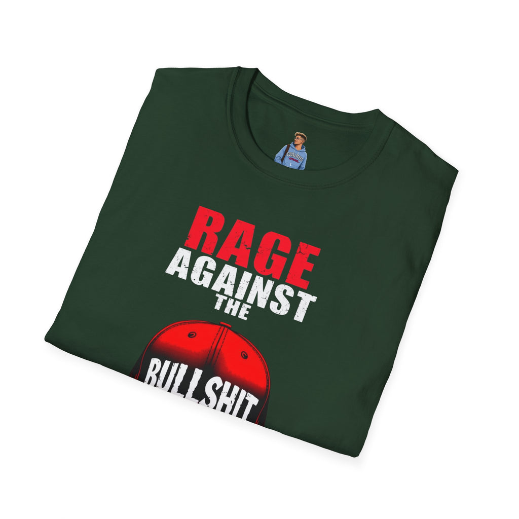 Camiseta unisex Softstyle - Camiseta gráfica "Rage Against the BS"