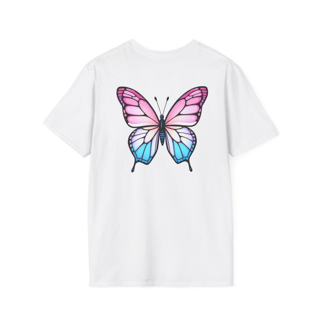 Trans Caterpillar to Butterfly Graphic T-Shirt