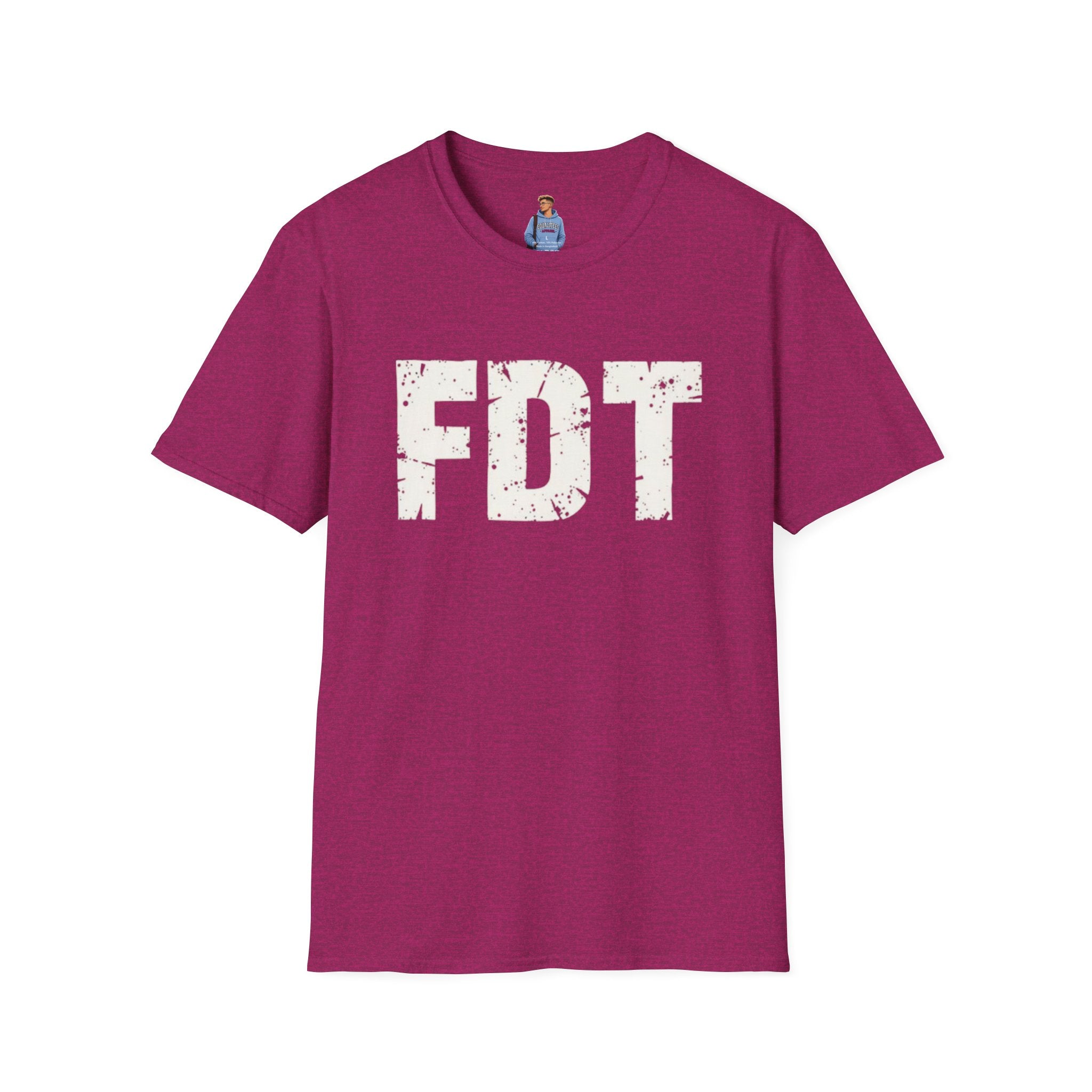 FDT Political Protest Distressed Graphic T-Shirt
